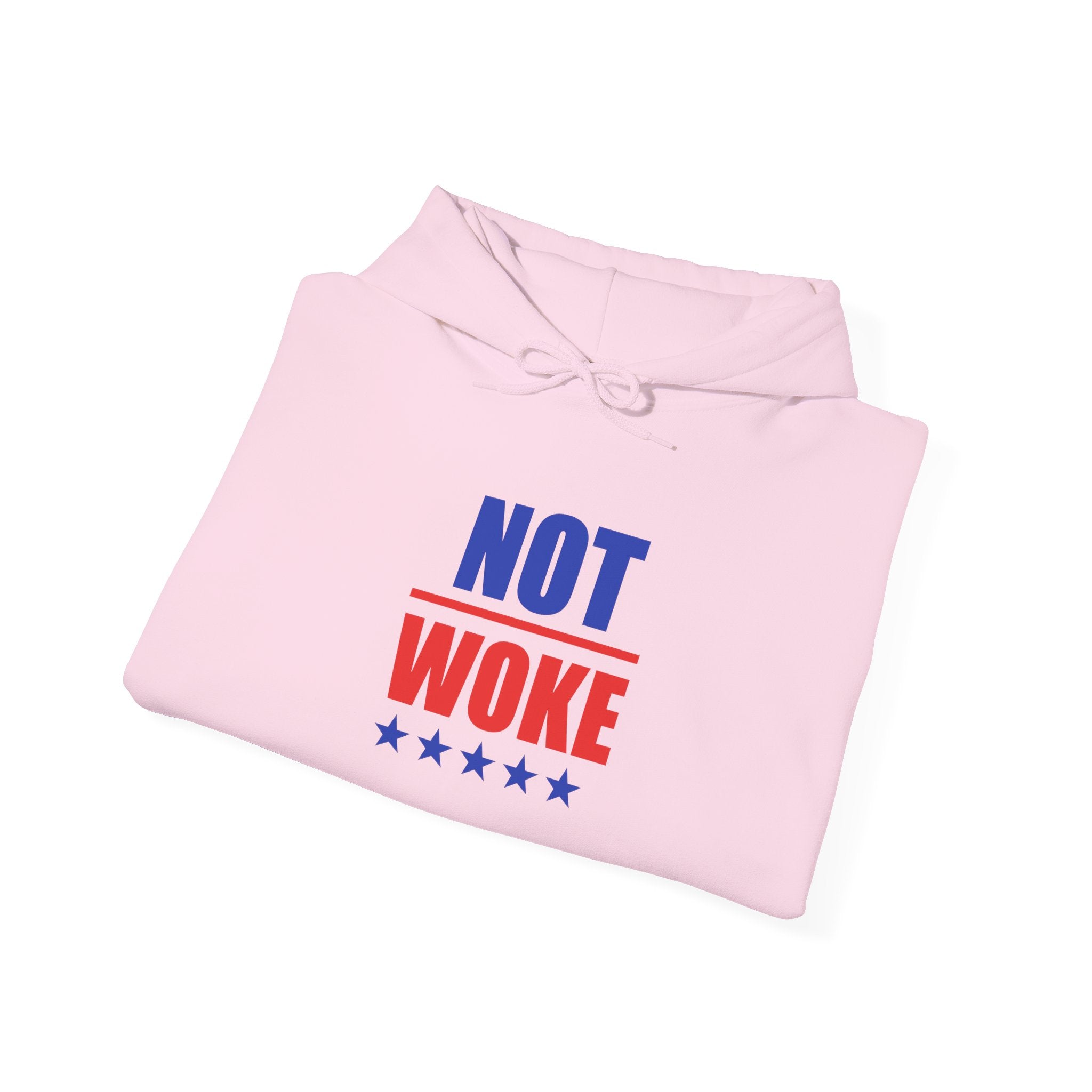 Unisex "Not Woke" Hoodie with Stars