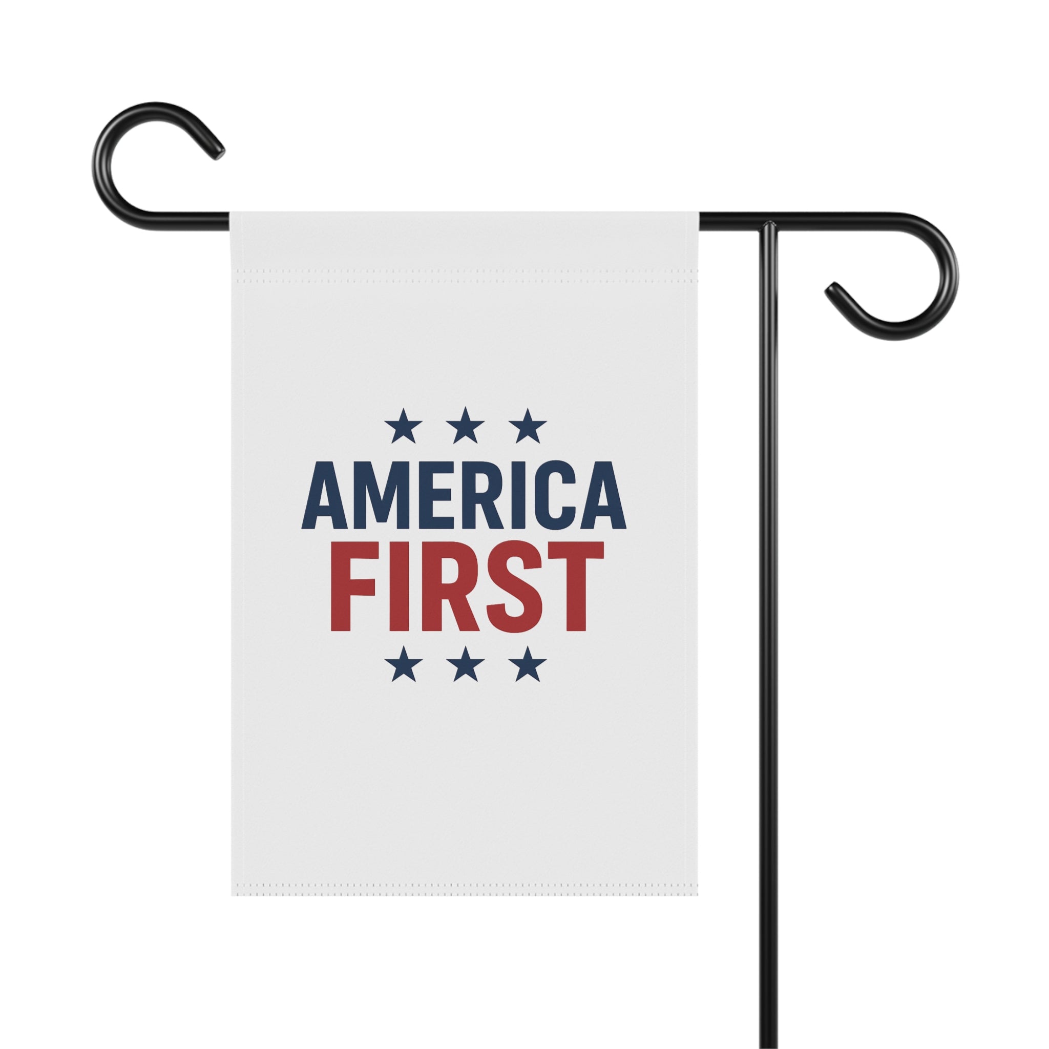America First Garden Flag - Patriotic House Banner