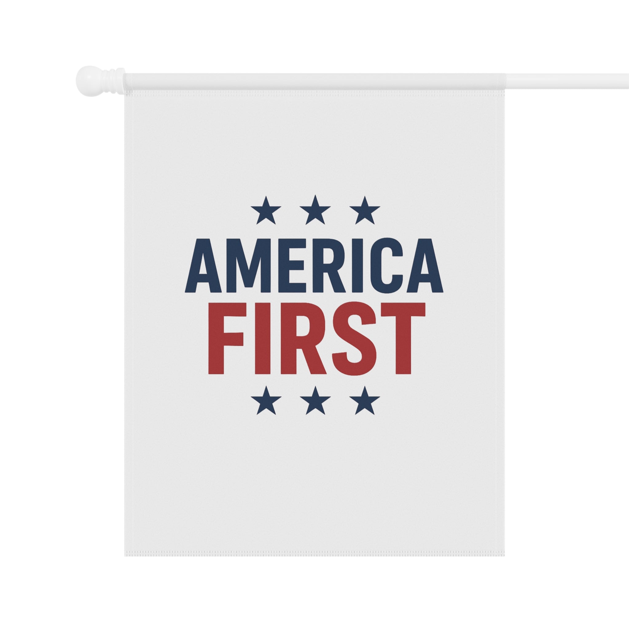 America First Garden Flag - Patriotic House Banner
