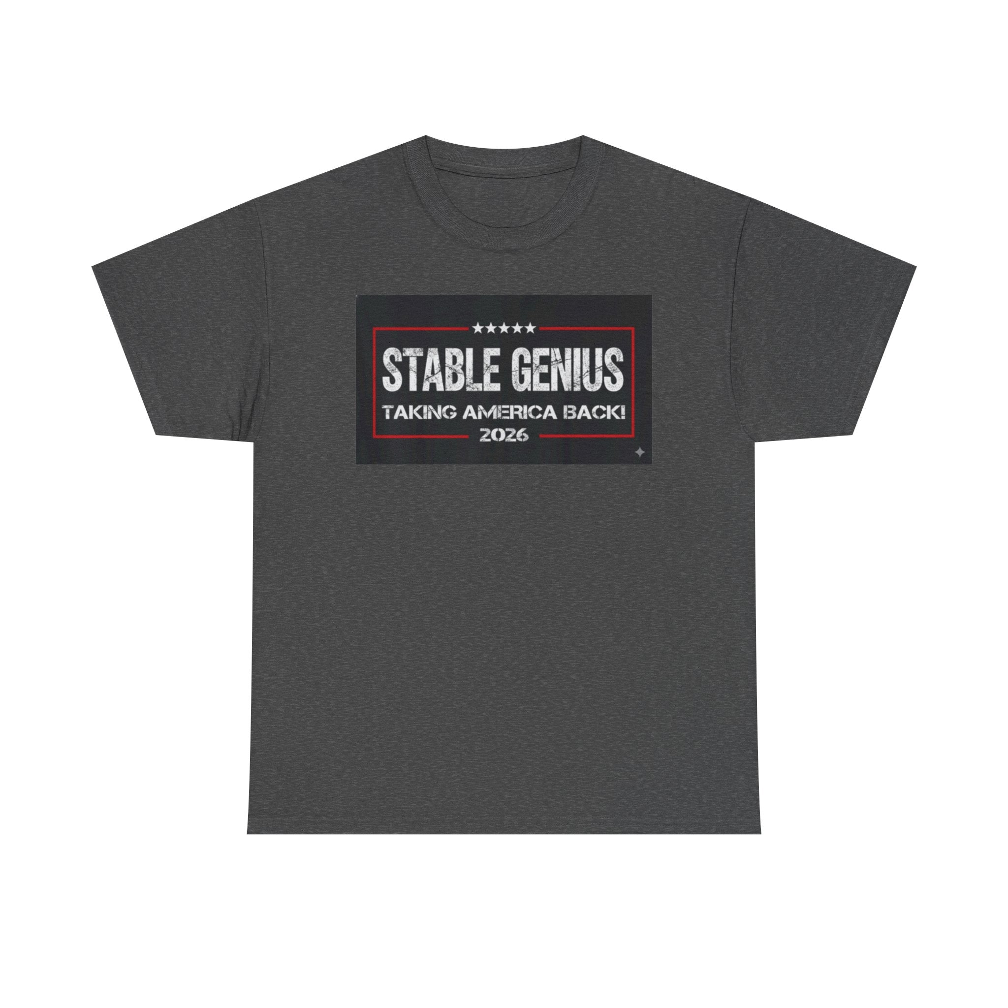 Unisex Heavy Cotton Tee--"Stable Genius: Taking America Back"