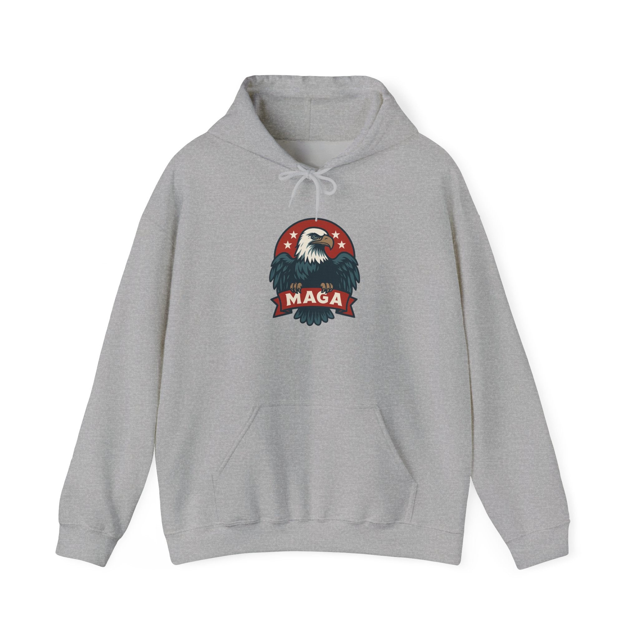MAGA Eagle Hoodie — Patriotic American Flag Graphic Sweatshirt