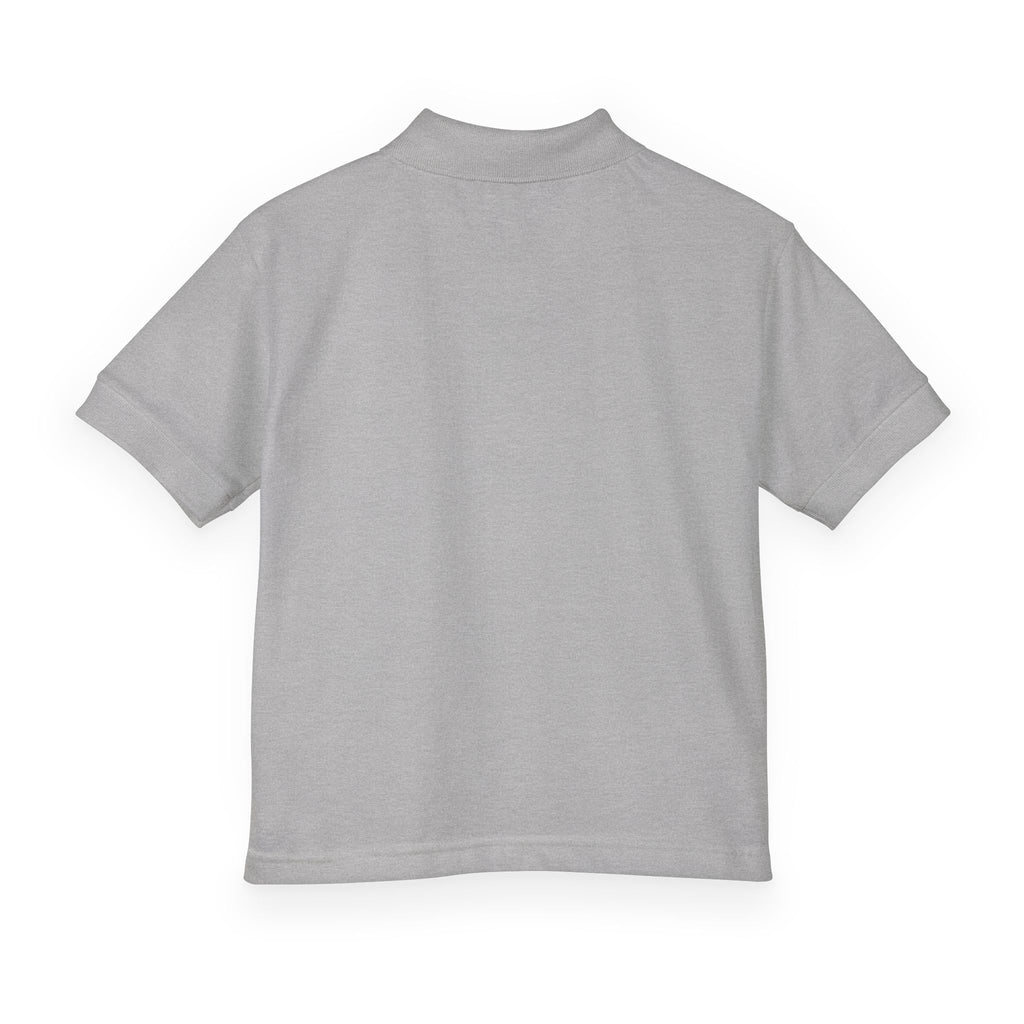 Youth Polo Shirt — 'Stable Genius' Patch Chest Logo