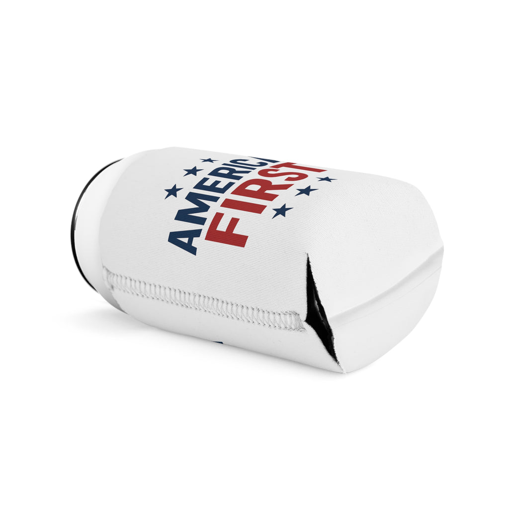 Can Cooler — "America First" Patriotic Beer Sleeve