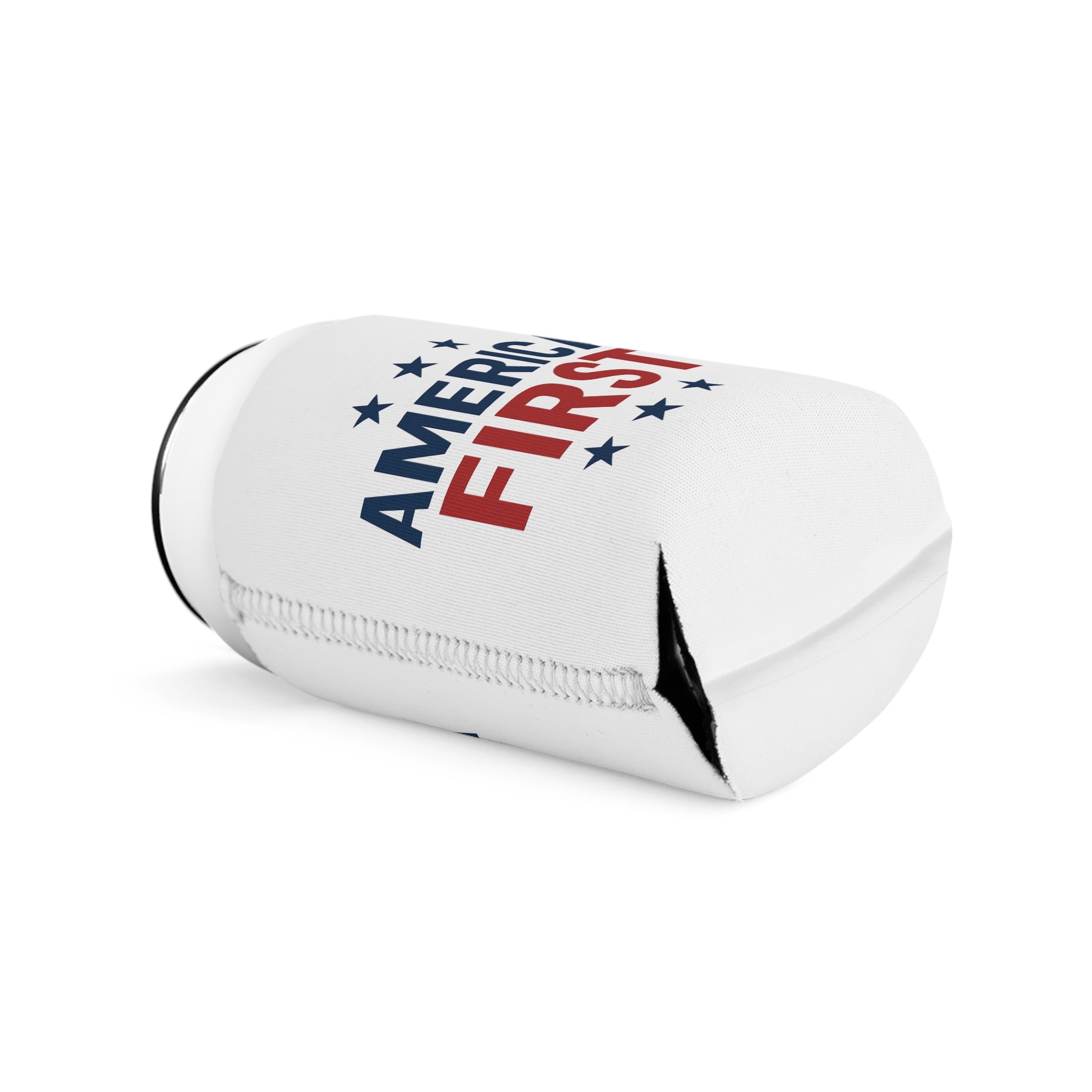 Can Cooler — "America First" Patriotic Beer Sleeve