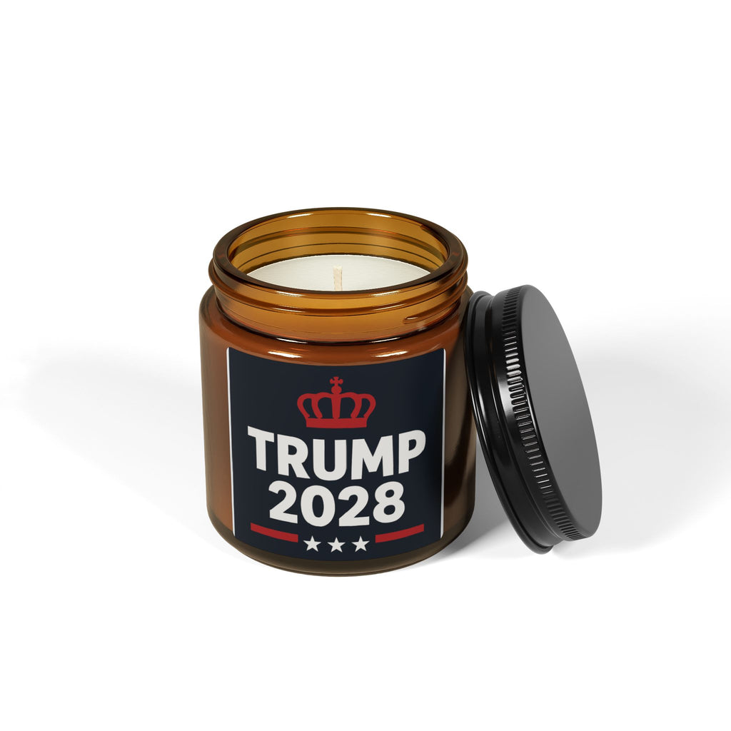 Political Campaign Candle — 2028 Election Amber Soy Candle