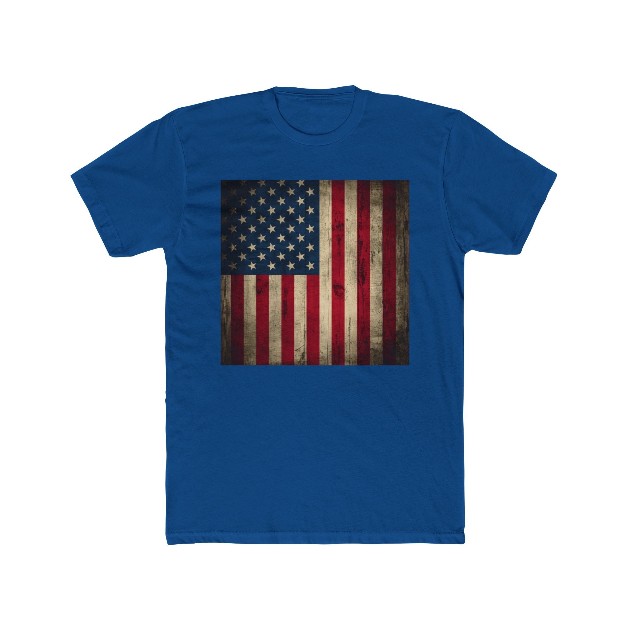 Vintage American Flag T-Shirt — Distressed USA Graphic Tee
