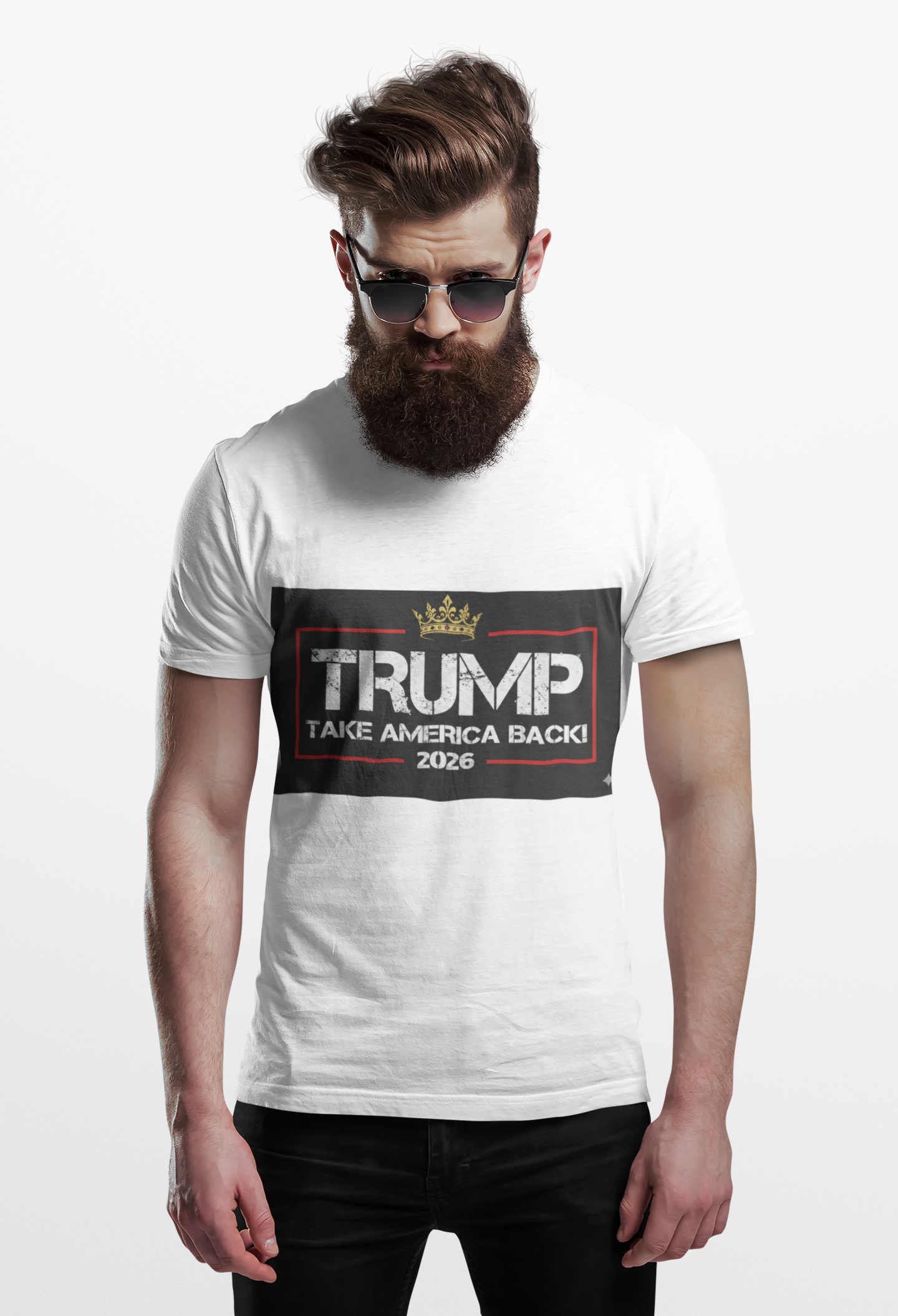 Political Tee — "TRUMP Take America Back 2026" Graphic T-Shirt