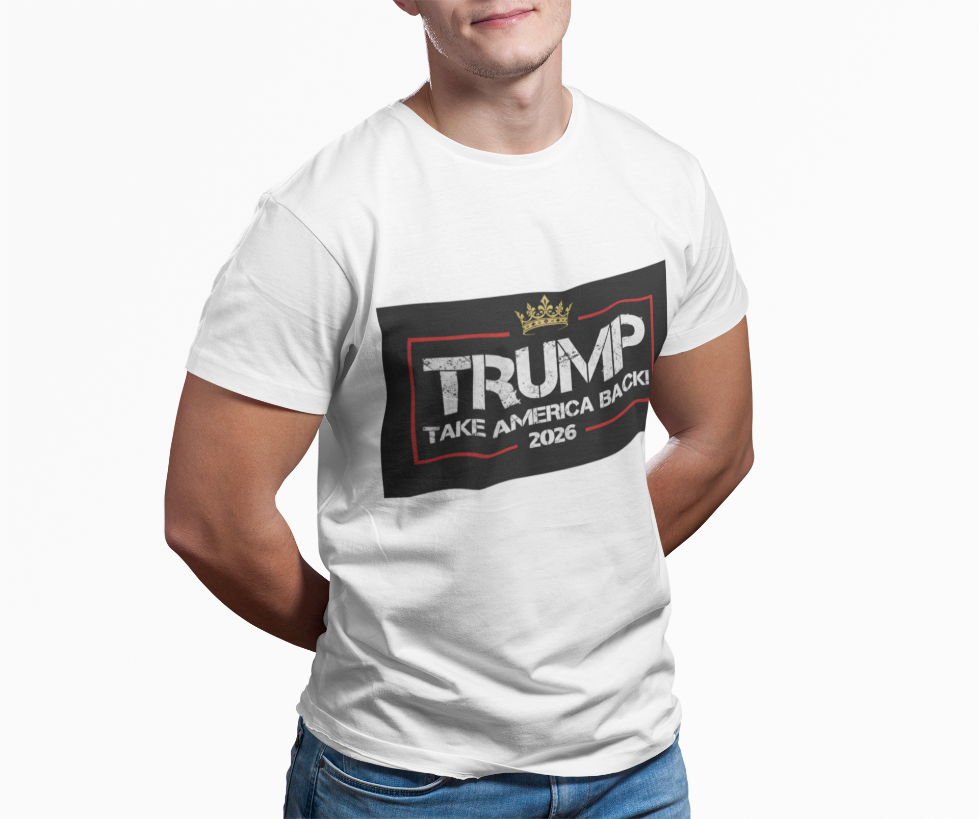 Political Tee — "TRUMP Take America Back 2026" Graphic T-Shirt