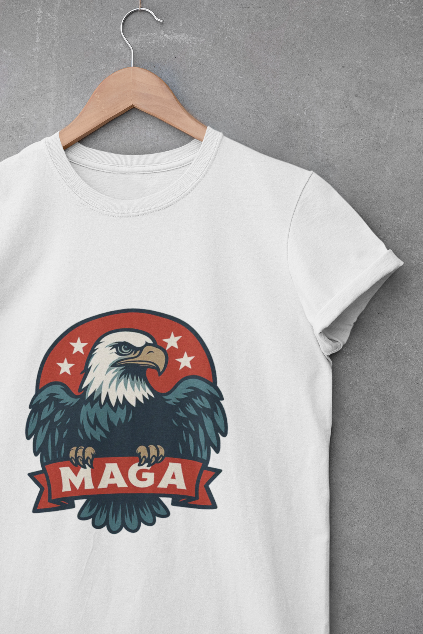 Unisex Heavy Cotton Tee--MAGA Eagle