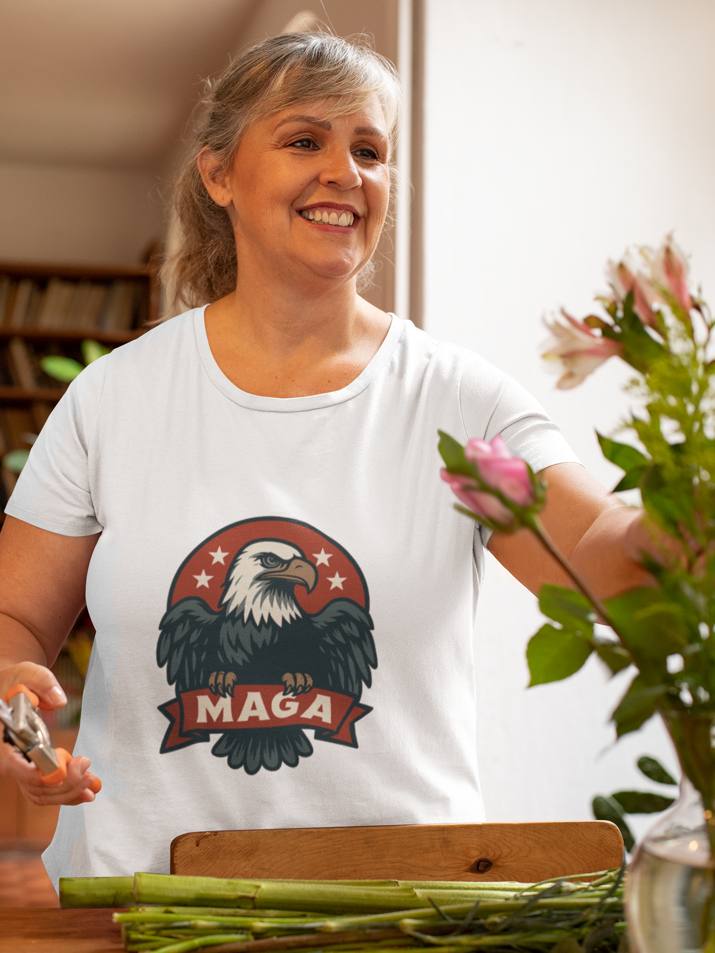 Unisex Heavy Cotton Tee--MAGA Eagle