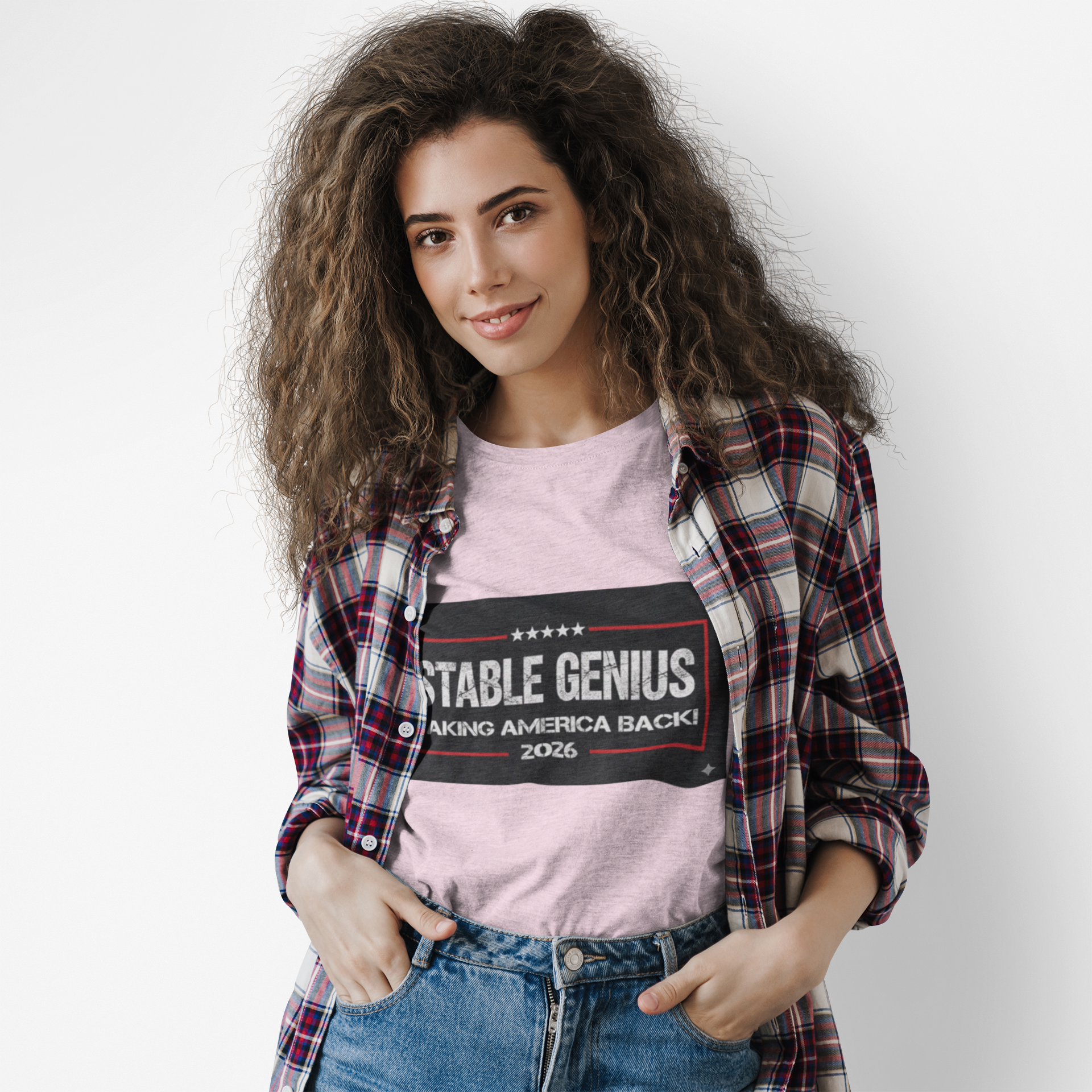 Unisex Heavy Cotton Tee--"Stable Genius: Taking America Back"