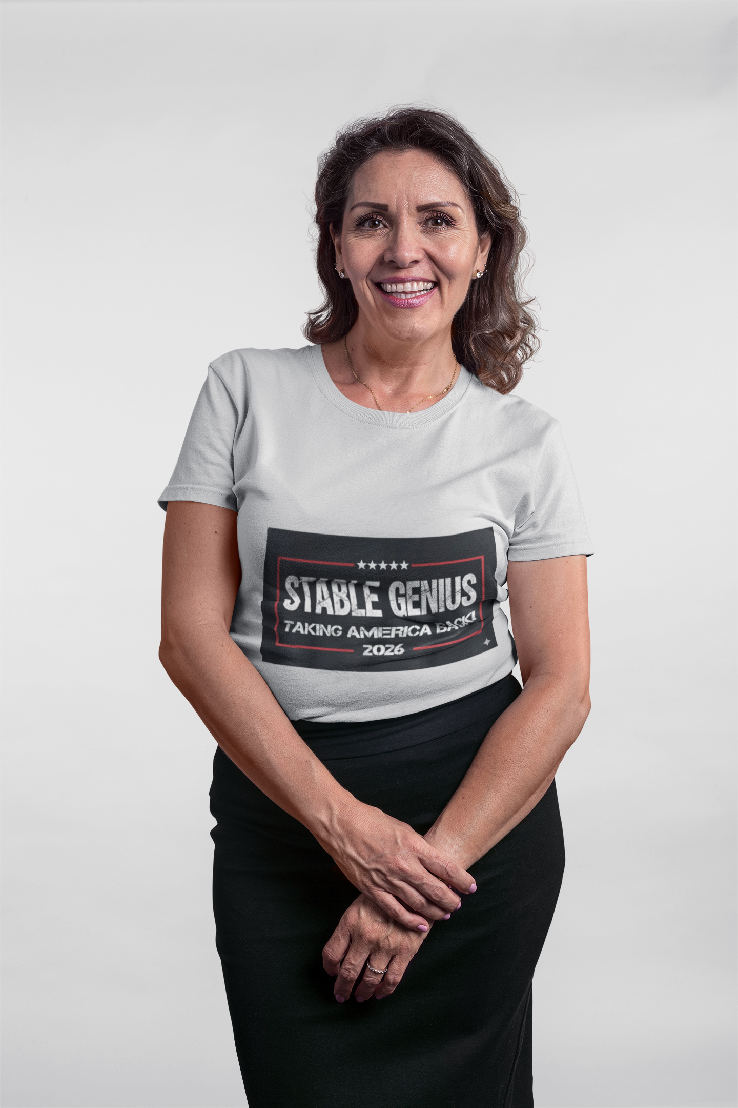 Unisex Heavy Cotton Tee--"Stable Genius: Taking America Back"