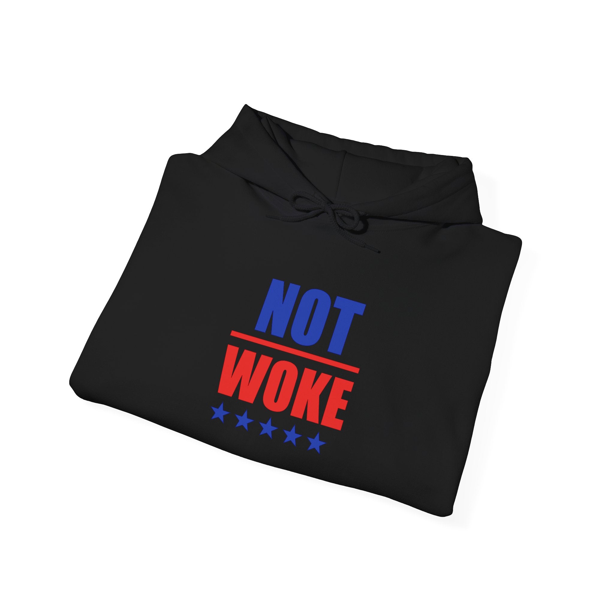 Unisex "Not Woke" Hoodie with Stars