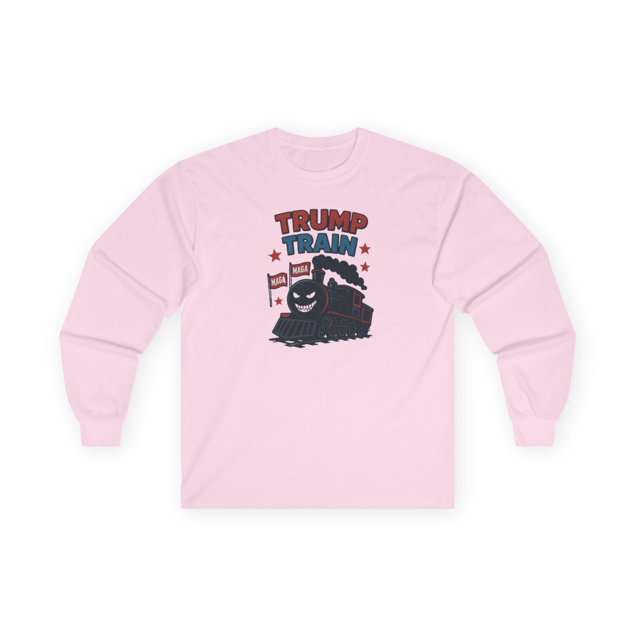 Unisex Ultra Cotton Long Sleeve Tee--"Trump Train"