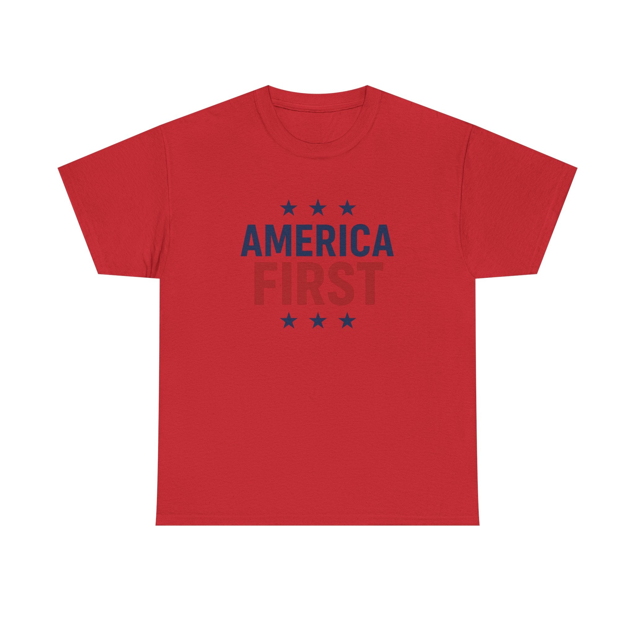 T-Shirt — "America First" Patriotic Graphic Tee