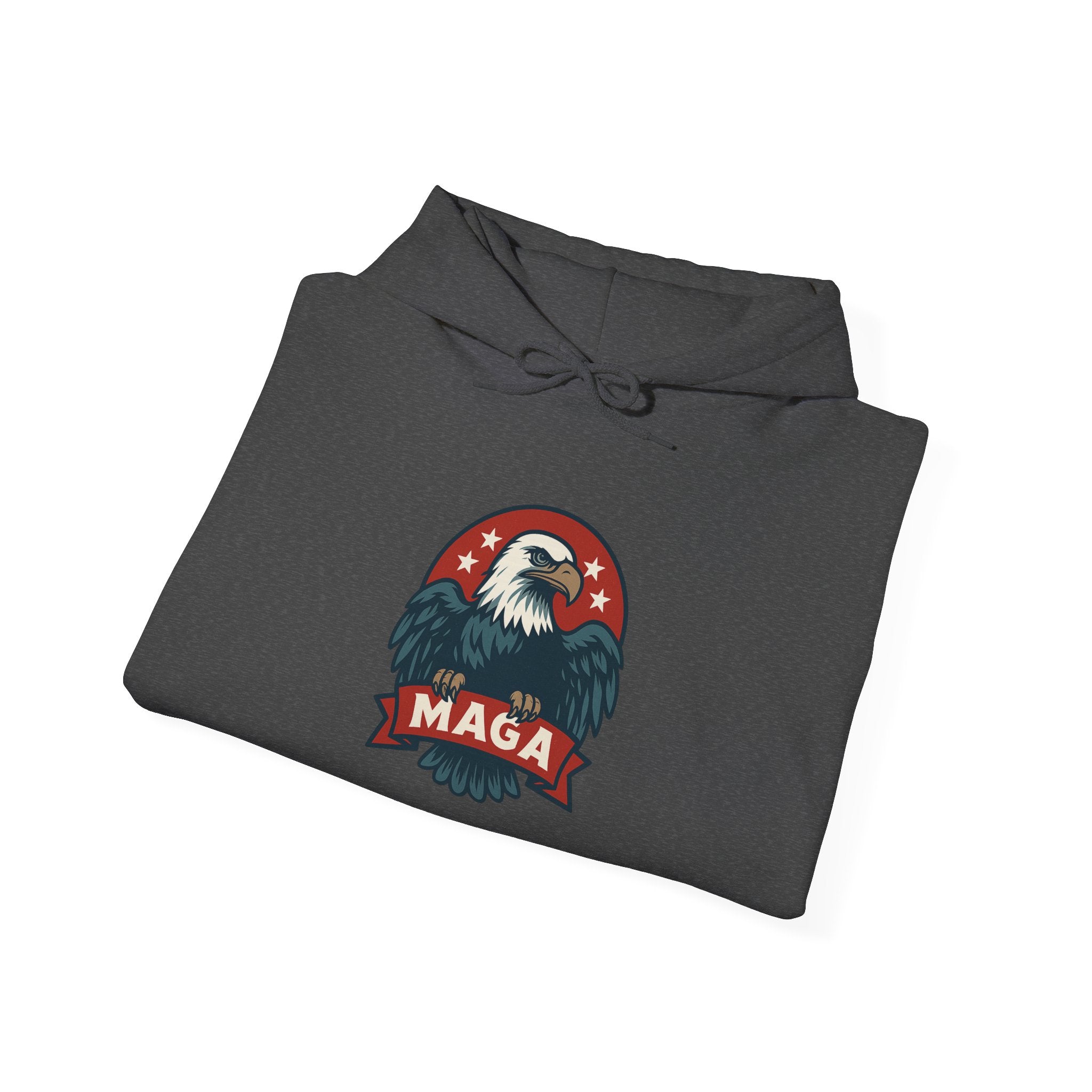 MAGA Eagle Hoodie — Patriotic American Flag Graphic Sweatshirt