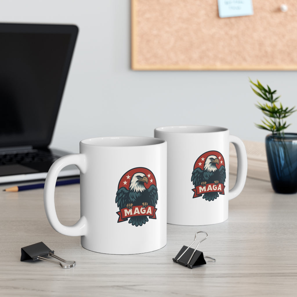 Mug — Patriotic Eagle MAGA Coffee Mug (11oz)