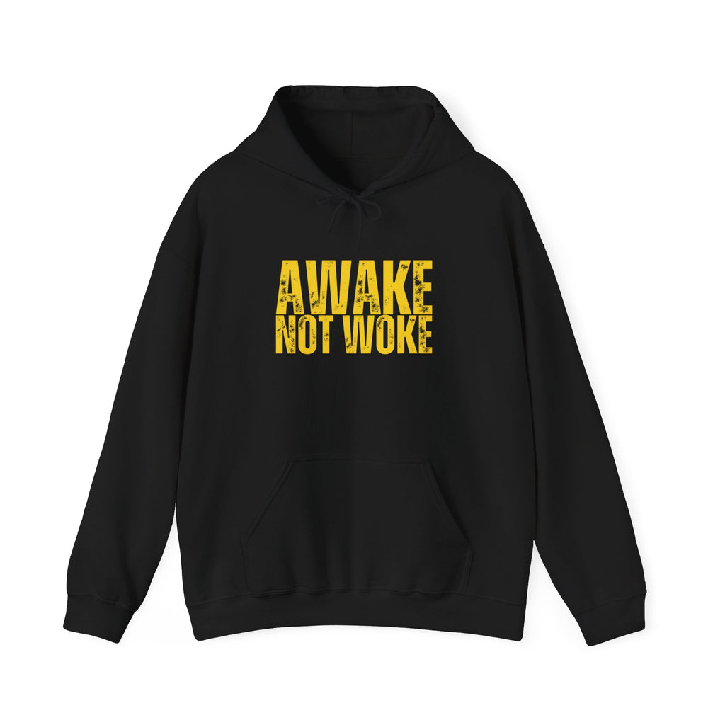 Unisex Heavy Blend™ Hooded Sweatshirt--"Awake Not Woke"