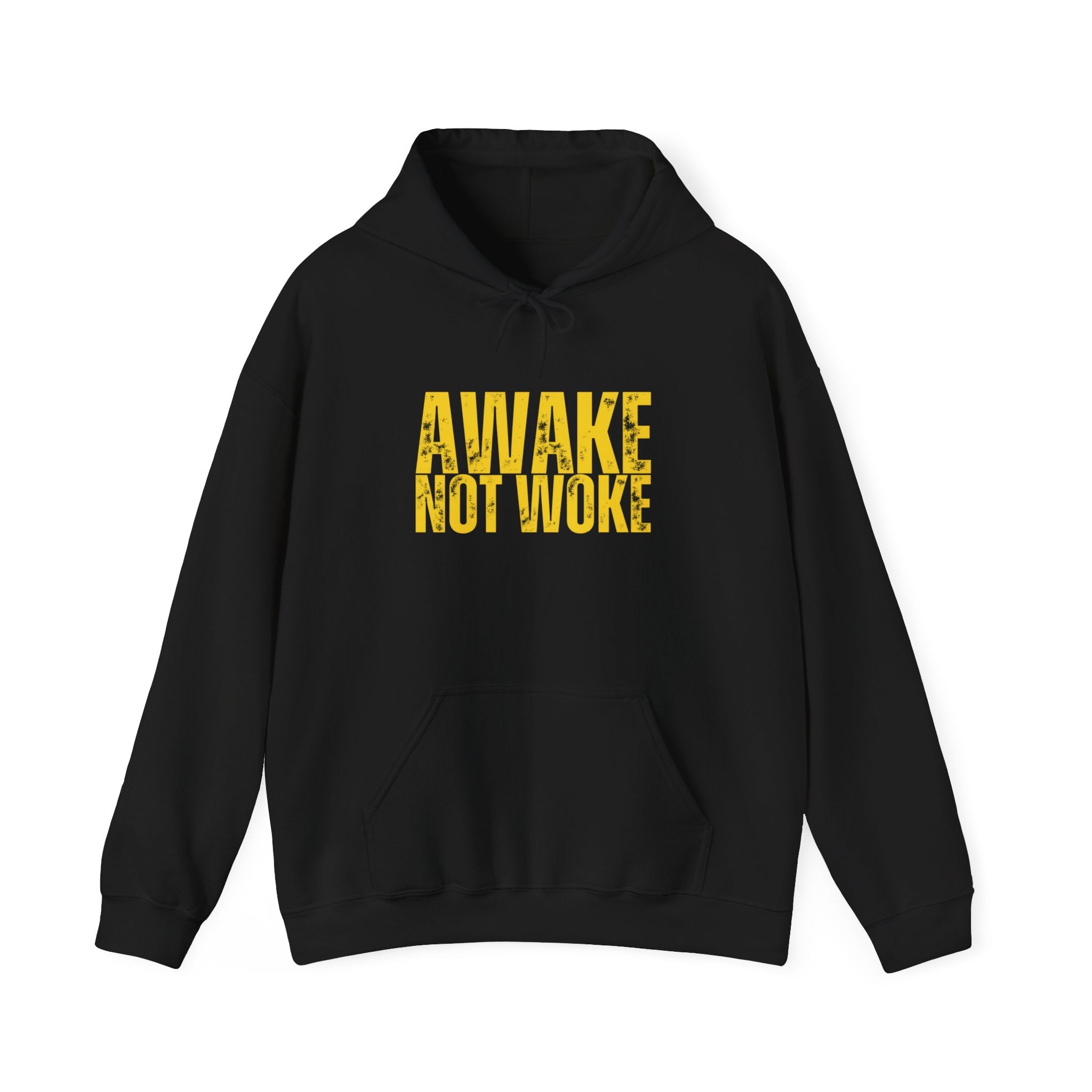 Unisex Heavy Blend™ Hooded Sweatshirt--"Awake Not Woke"