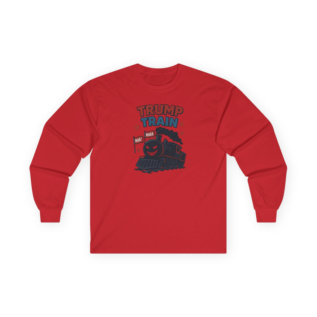 Unisex Ultra Cotton Long Sleeve Tee--"Trump Train"