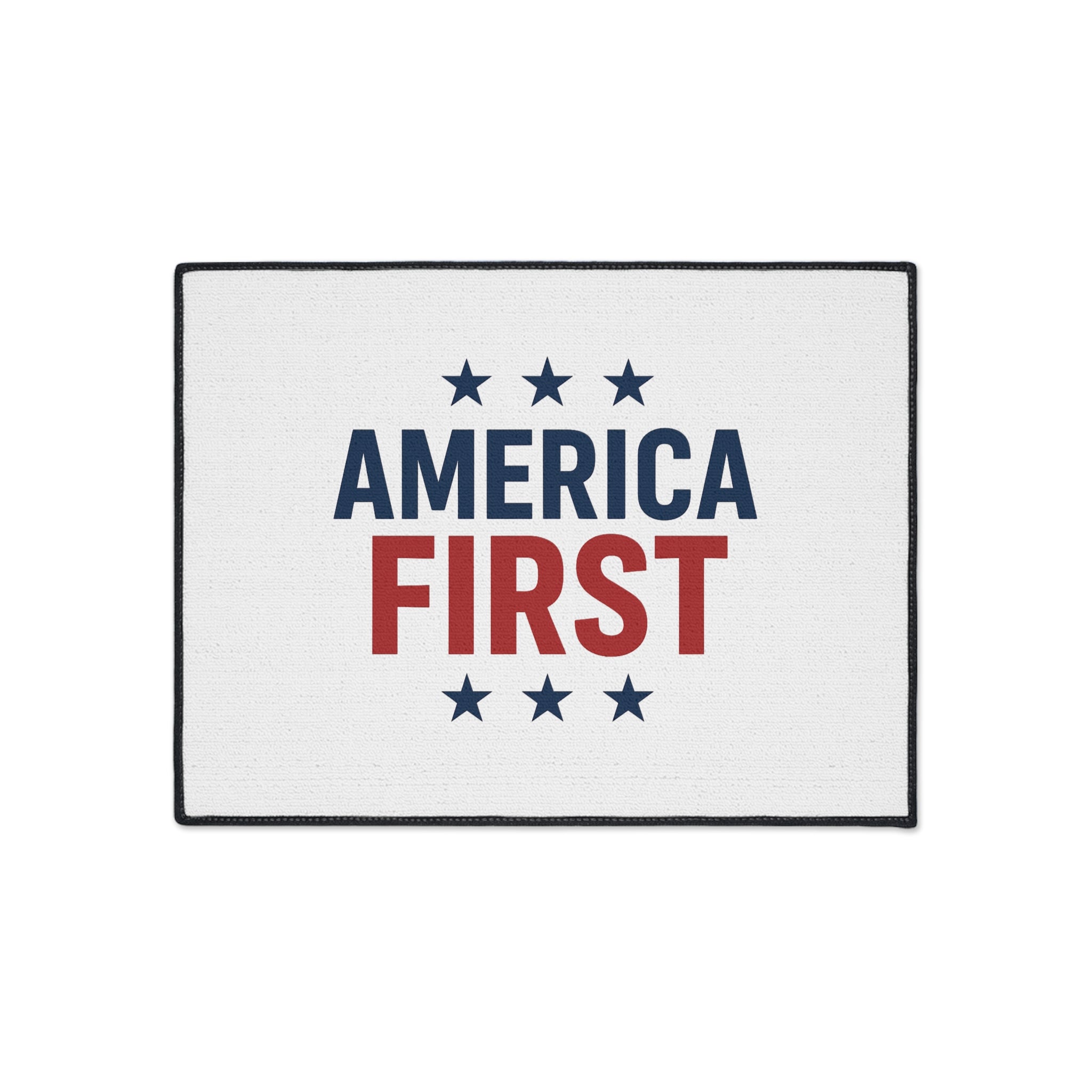 America First Patriotic Floor Mat