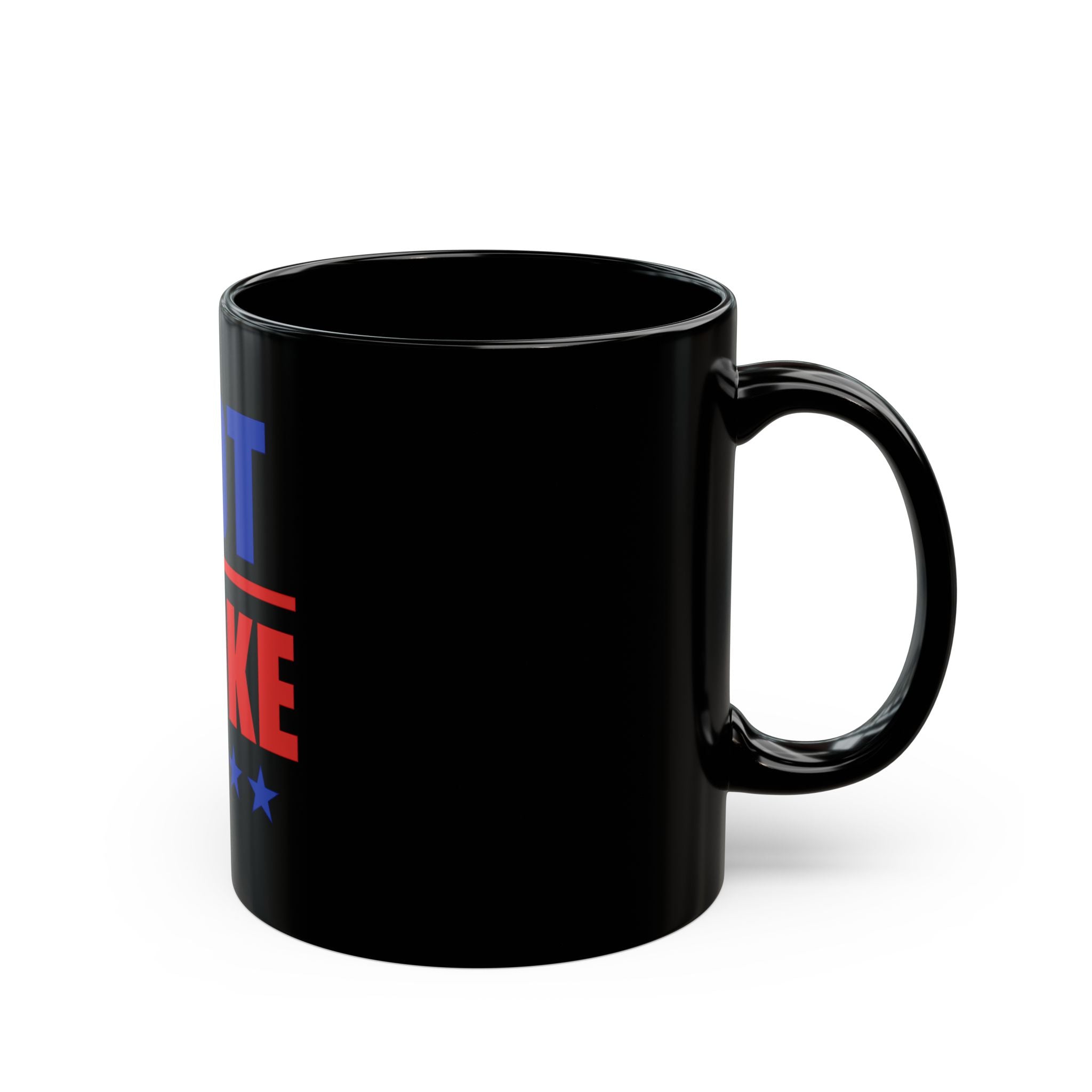 Not Woke Coffee Mug — Bold Patriotic Statement Black Mug (11oz & 15oz)