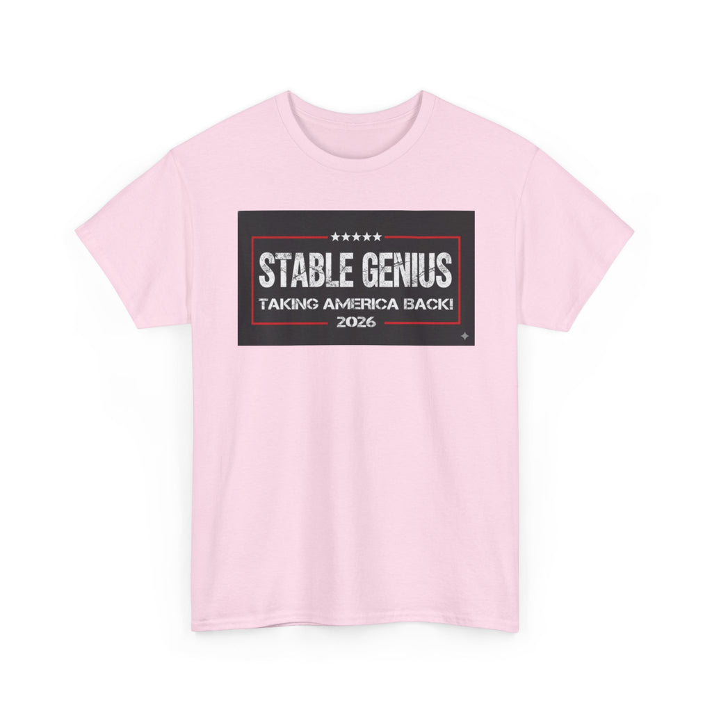Unisex Heavy Cotton Tee--"Stable Genius: Taking America Back"