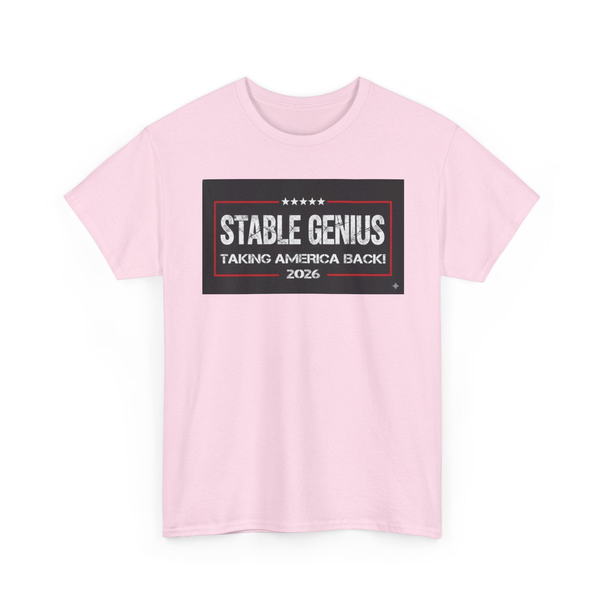 Unisex Heavy Cotton Tee--"Stable Genius: Taking America Back"