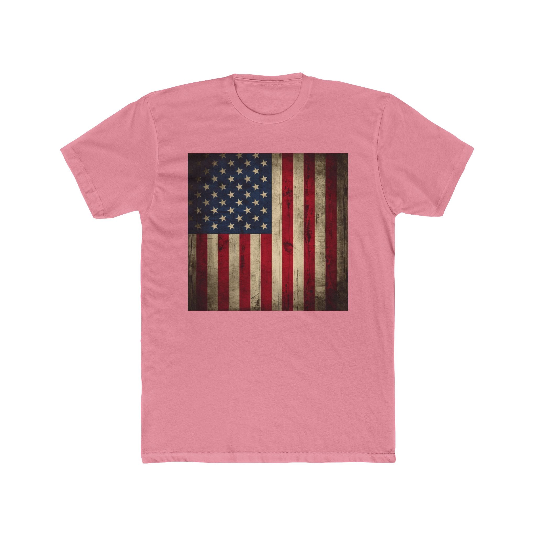 Vintage American Flag T-Shirt — Distressed USA Graphic Tee