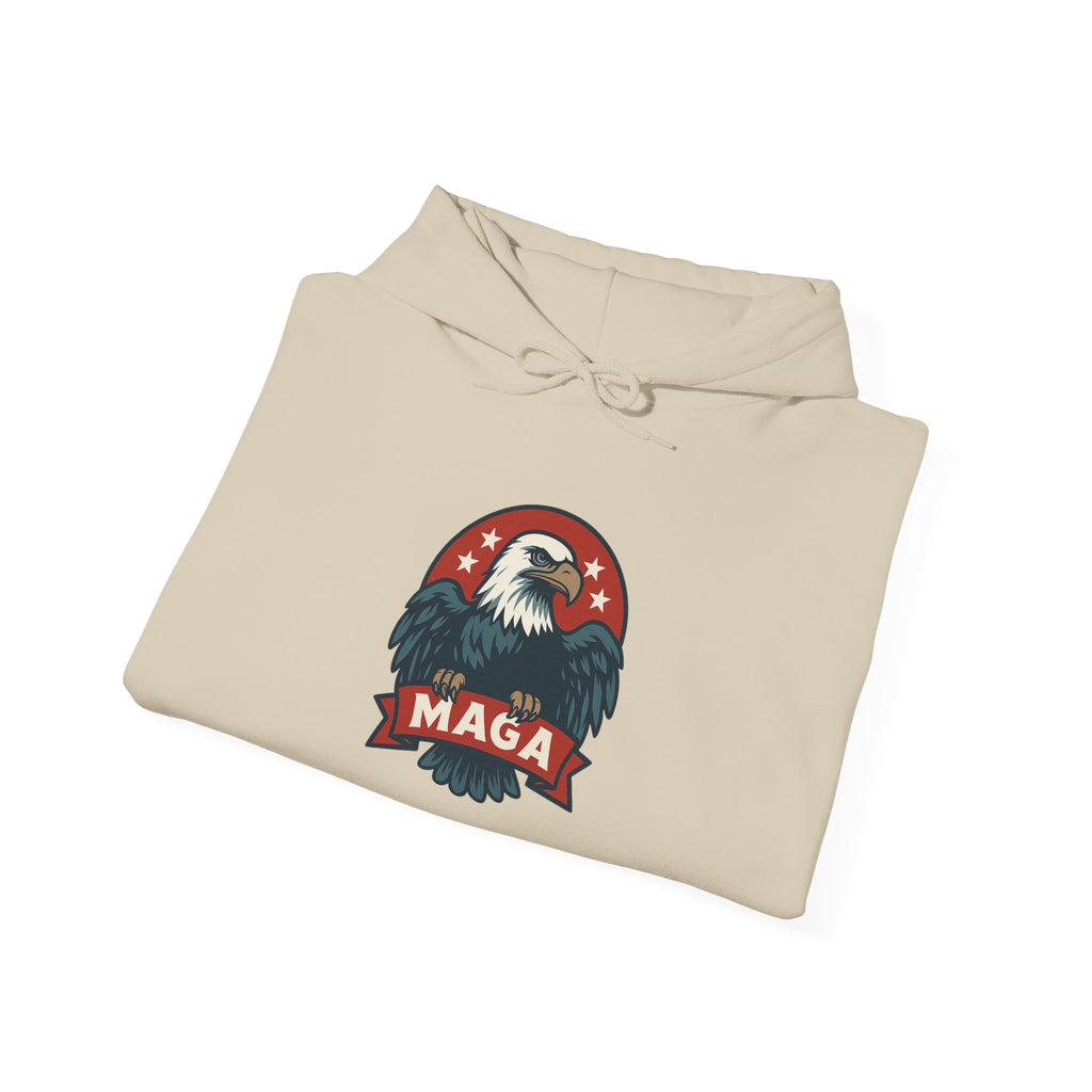 MAGA Eagle Hoodie — Patriotic American Flag Graphic Sweatshirt