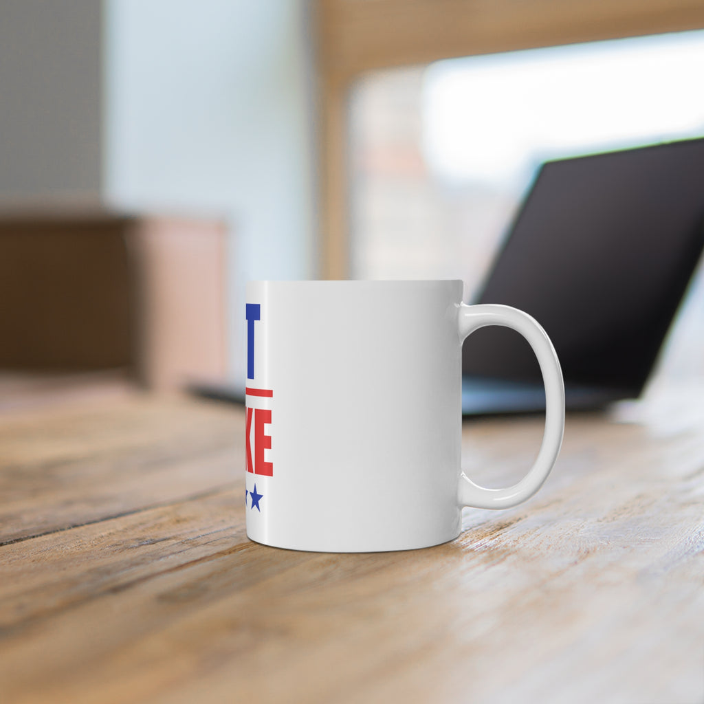 Not Woke Coffee Mug — Patriotic Political Statement 11oz