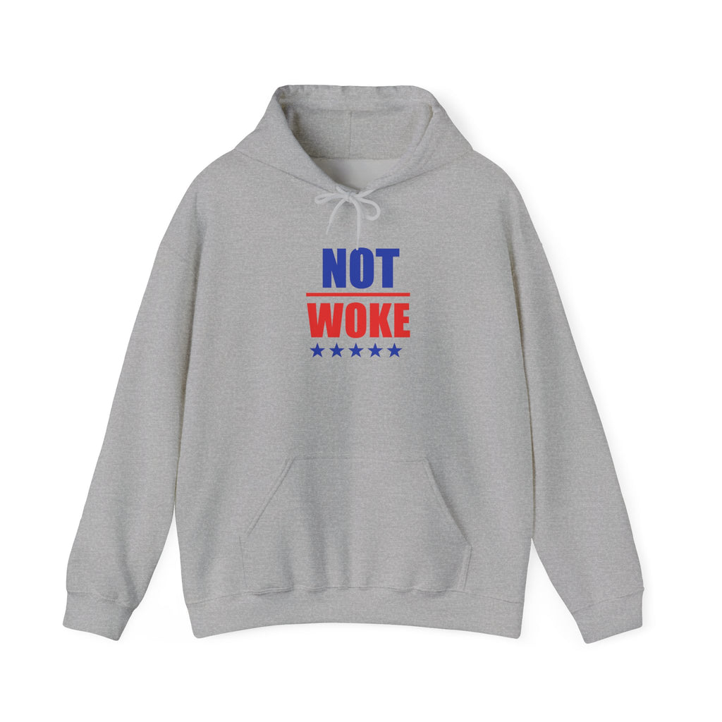 Unisex "Not Woke" Hoodie with Stars