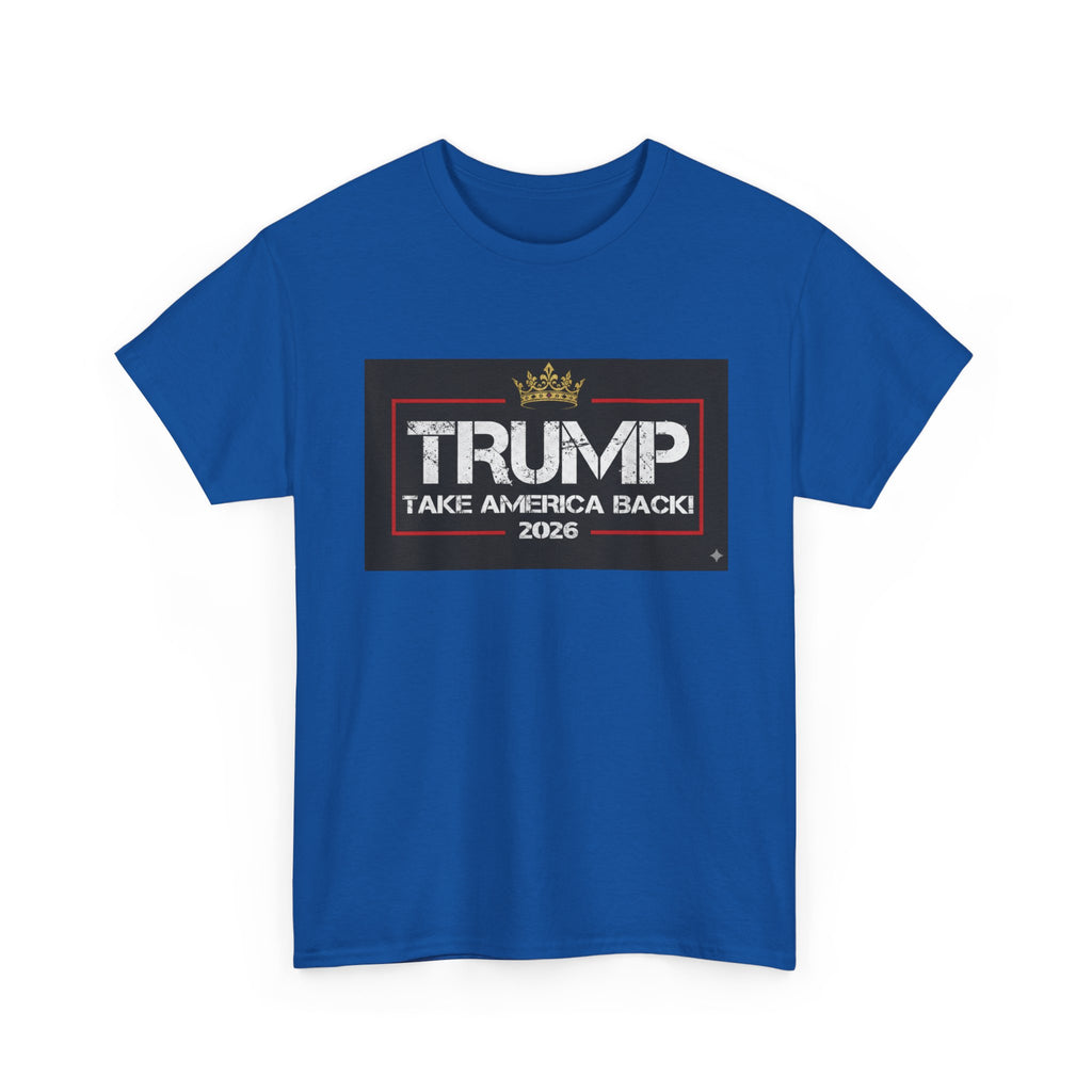 Political Tee — "TRUMP Take America Back 2026" Graphic T-Shirt