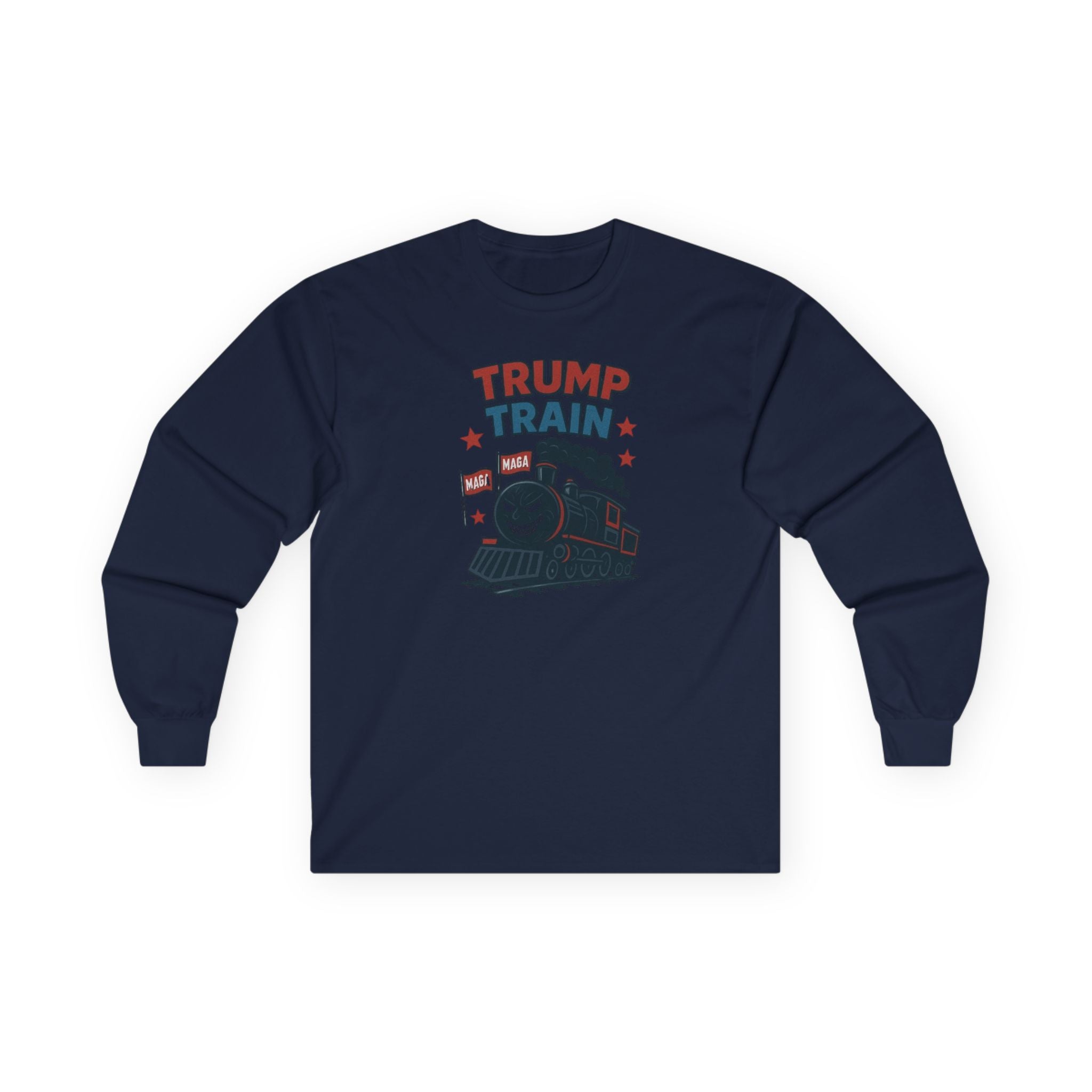 Unisex Ultra Cotton Long Sleeve Tee--"Trump Train"