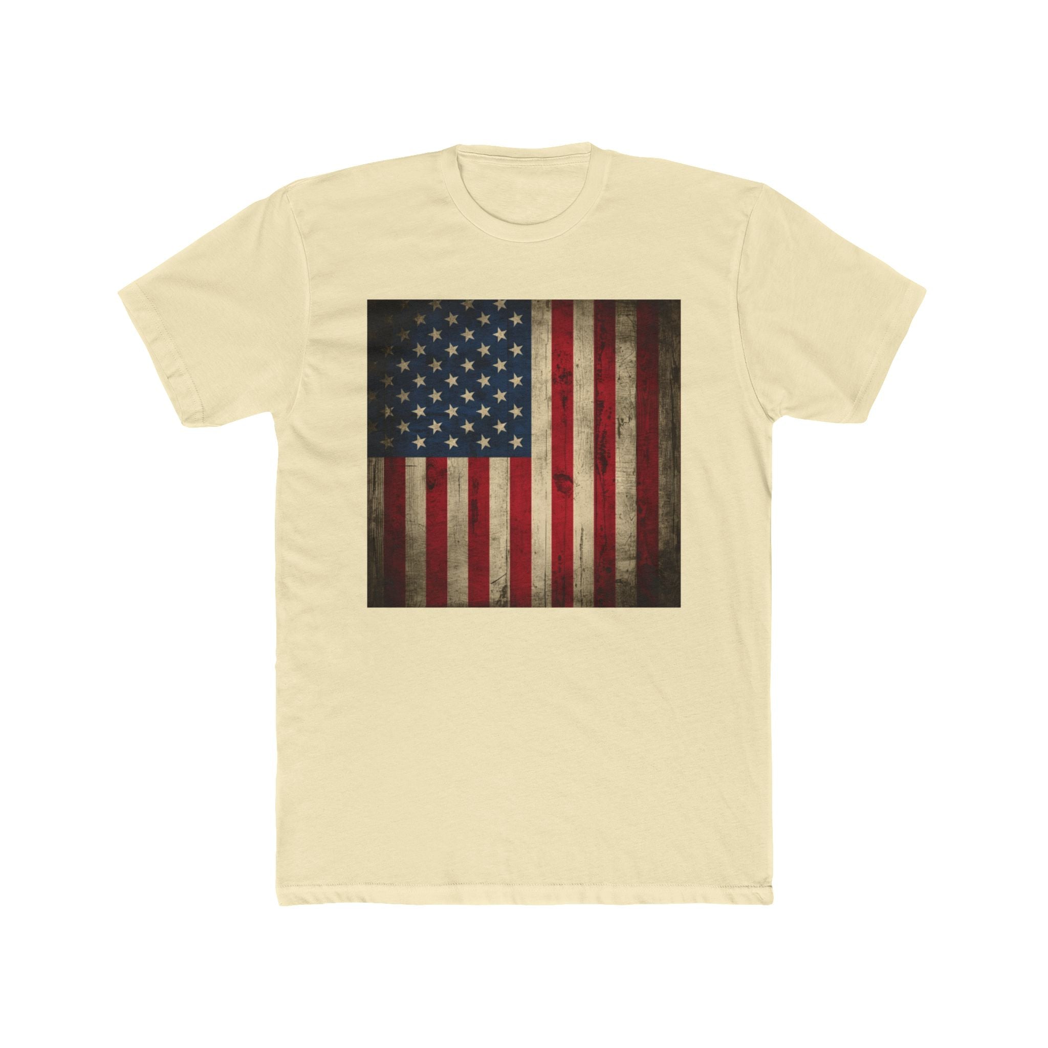Vintage American Flag T-Shirt — Distressed USA Graphic Tee