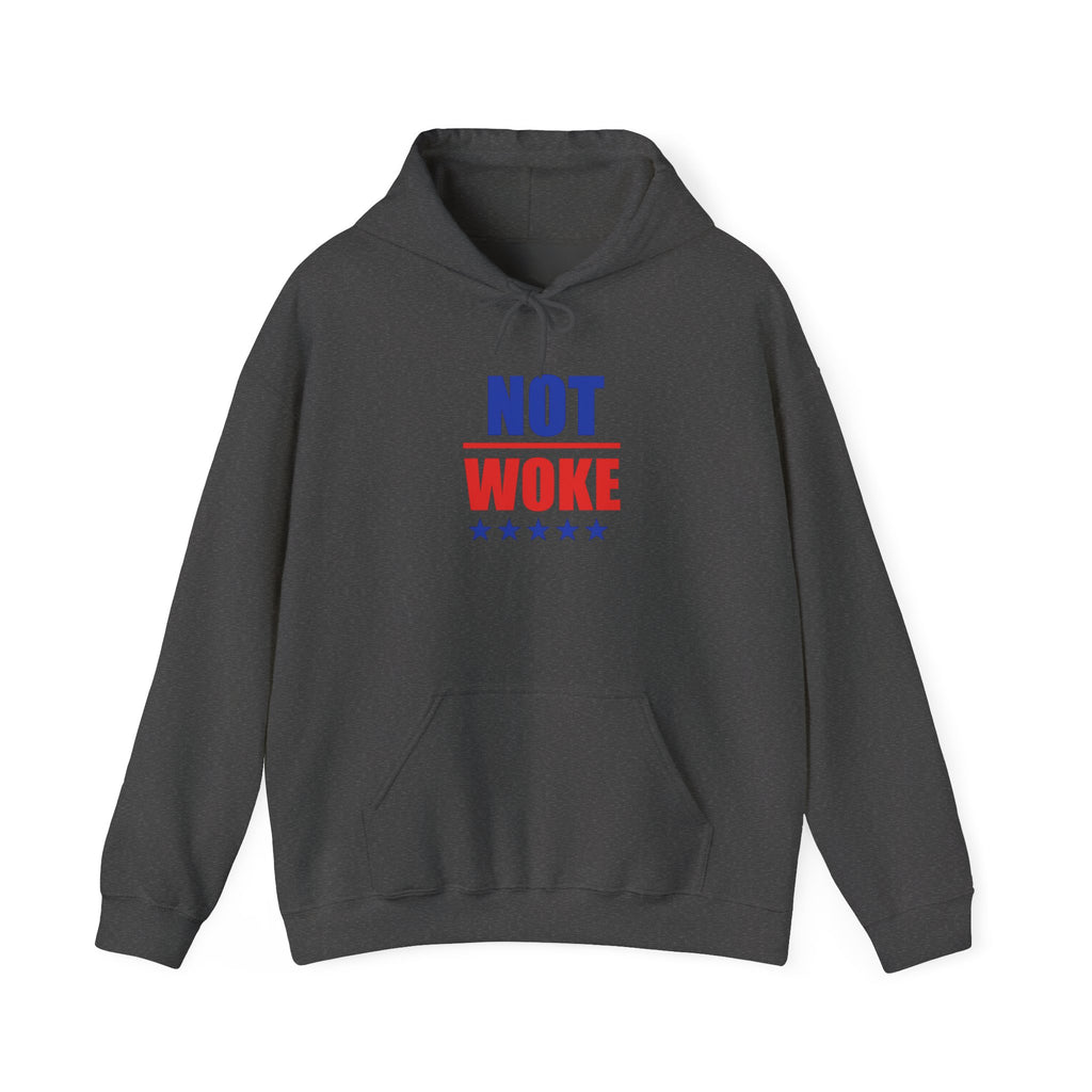 Unisex "Not Woke" Hoodie with Stars