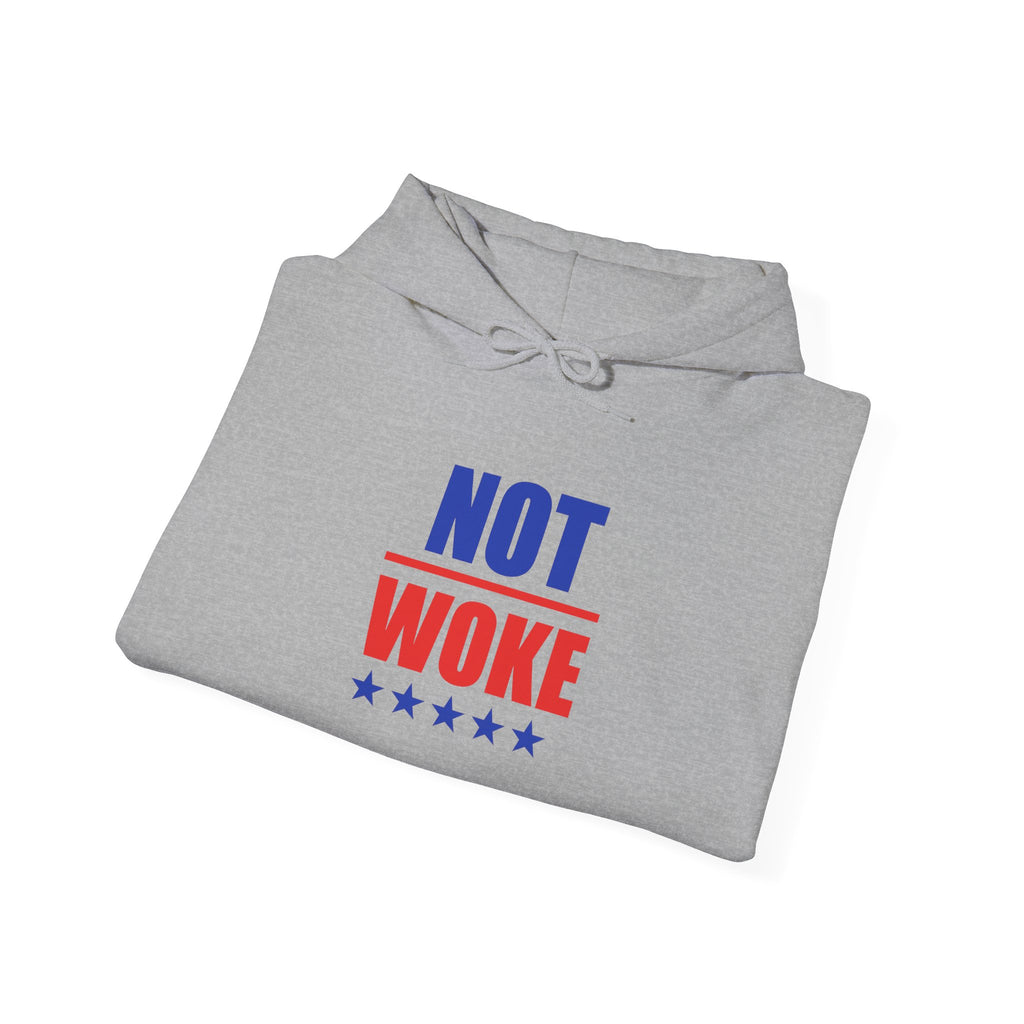 Unisex "Not Woke" Hoodie with Stars