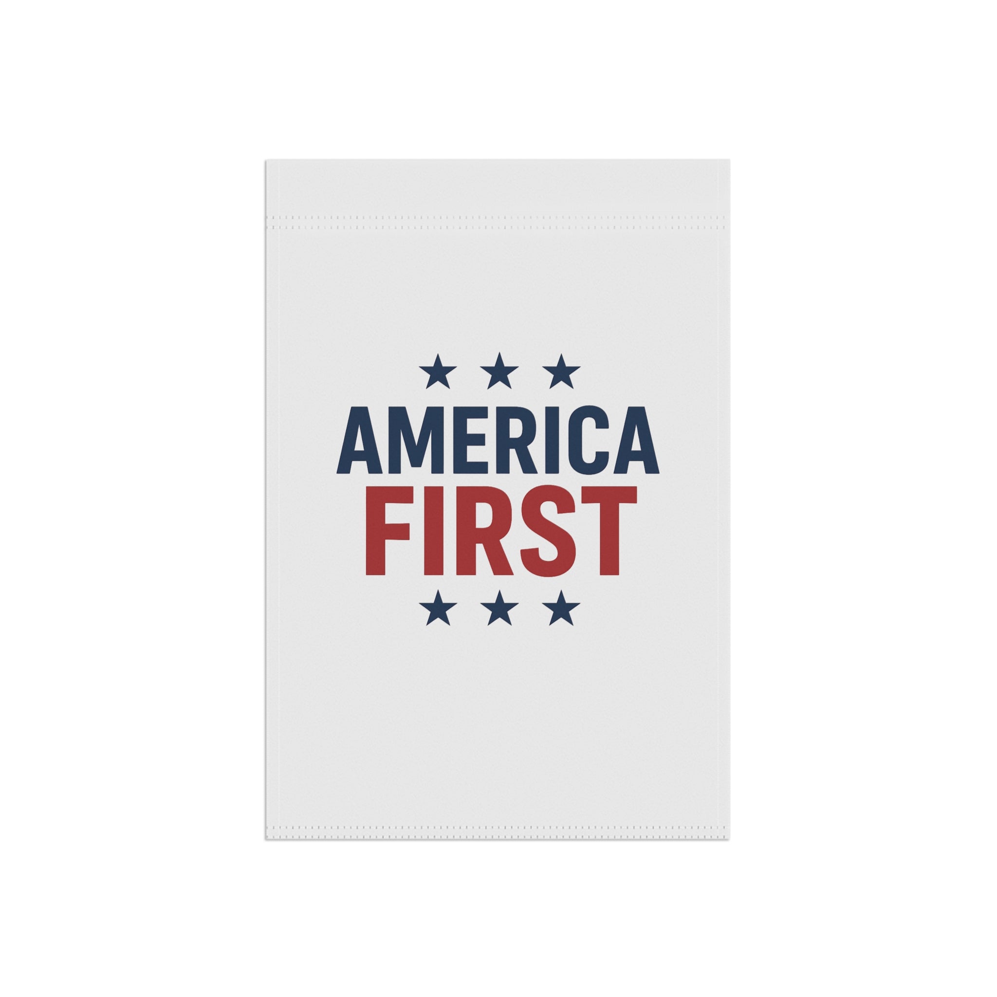 America First Garden Flag - Patriotic House Banner