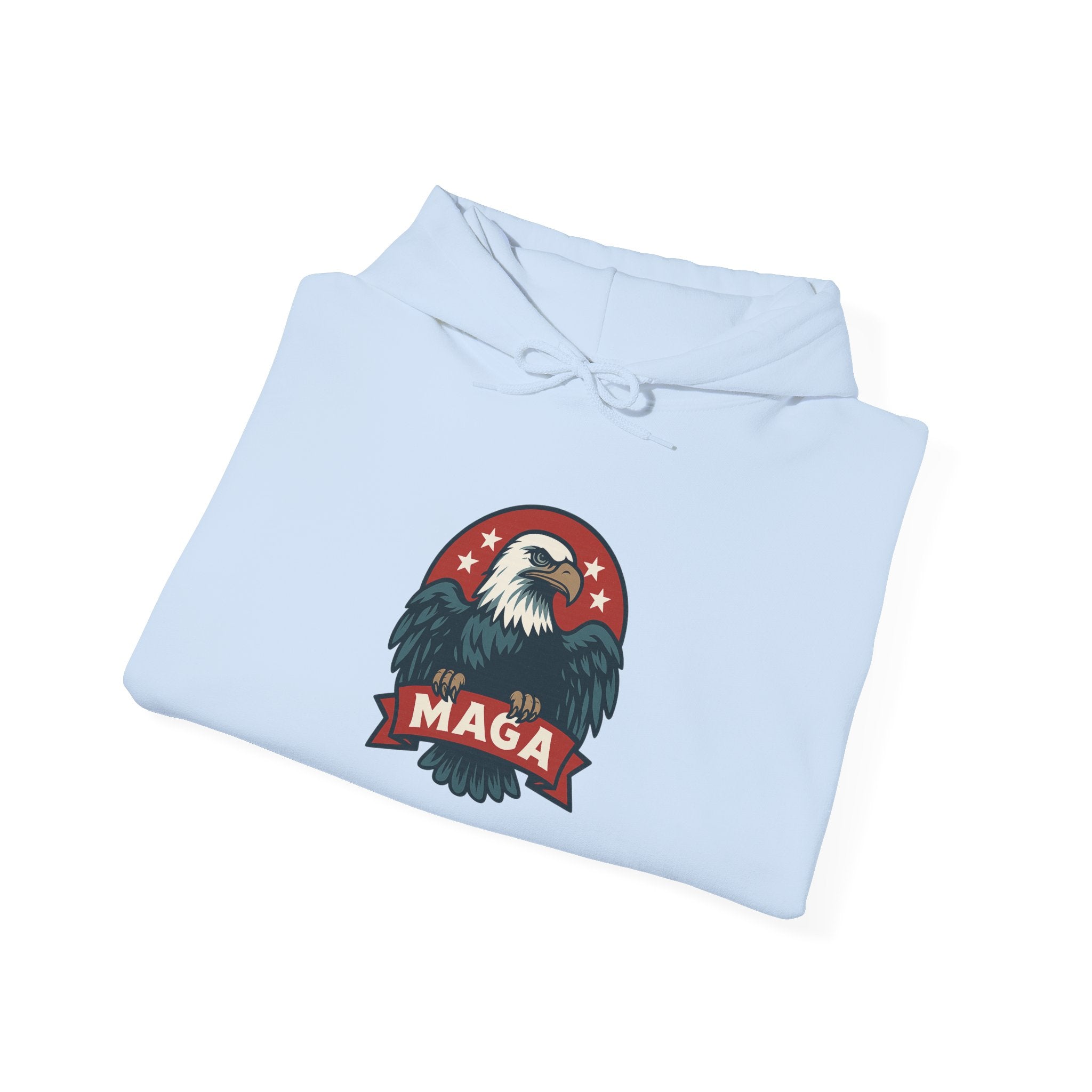 MAGA Eagle Hoodie — Patriotic American Flag Graphic Sweatshirt