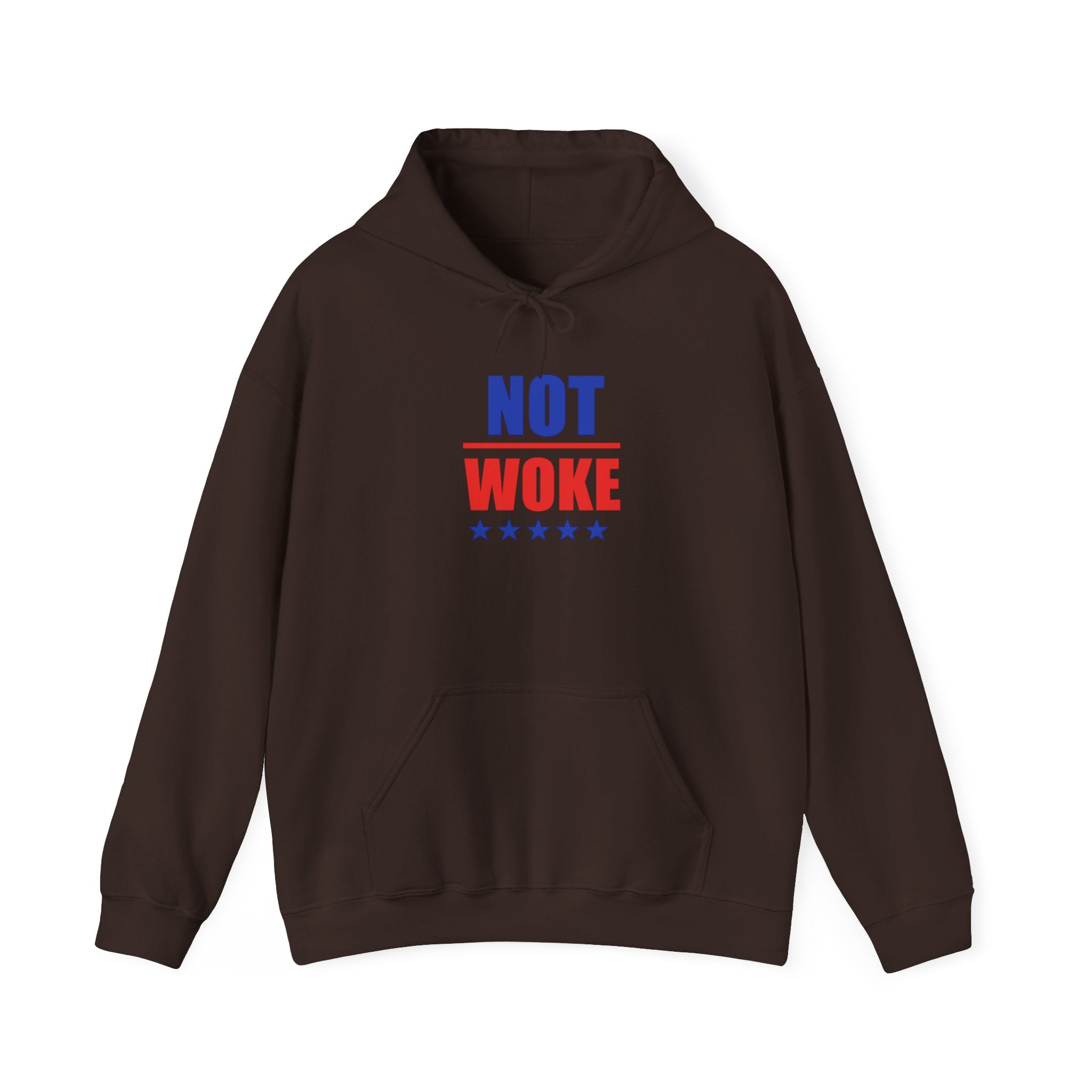 Unisex "Not Woke" Hoodie with Stars