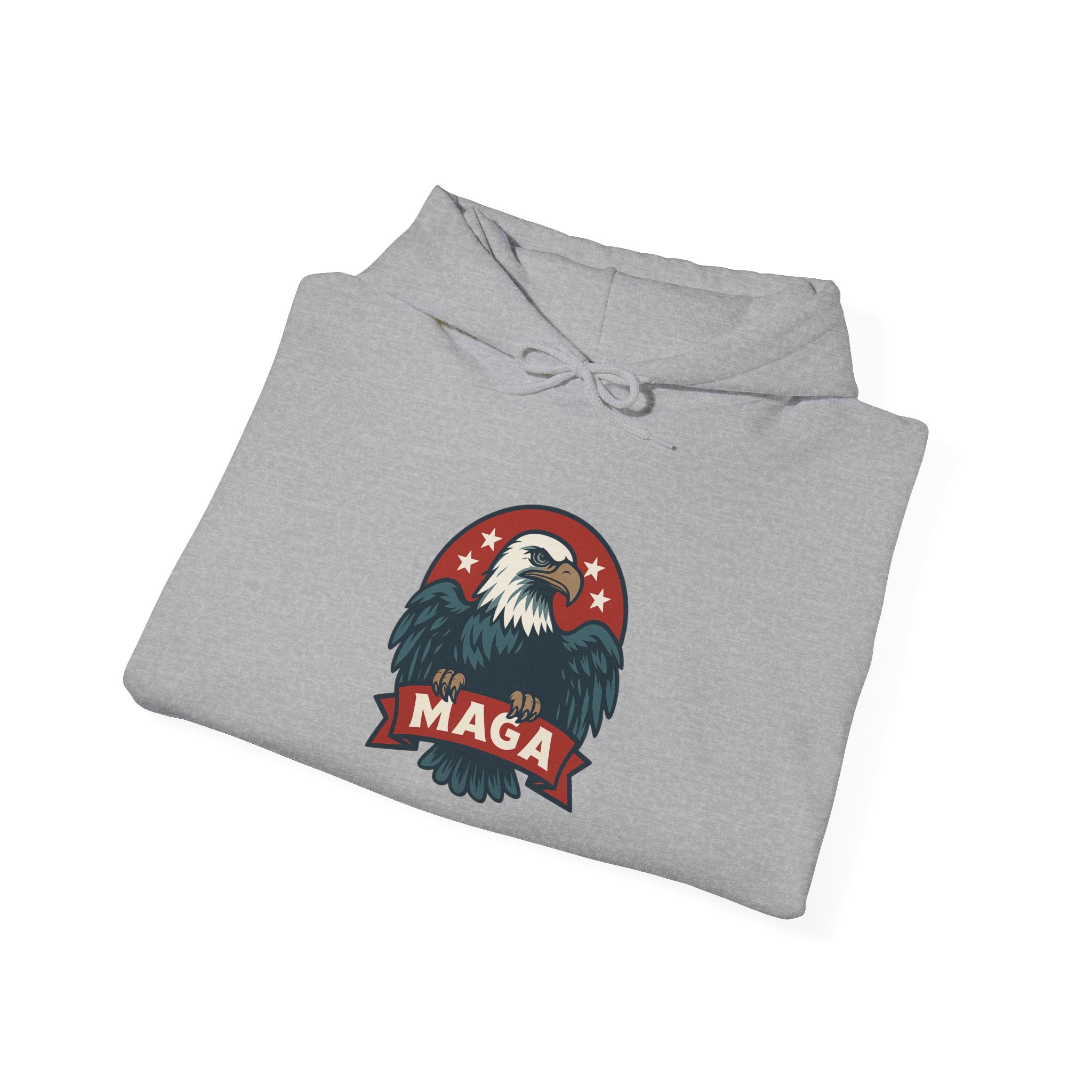 MAGA Eagle Hoodie — Patriotic American Flag Graphic Sweatshirt