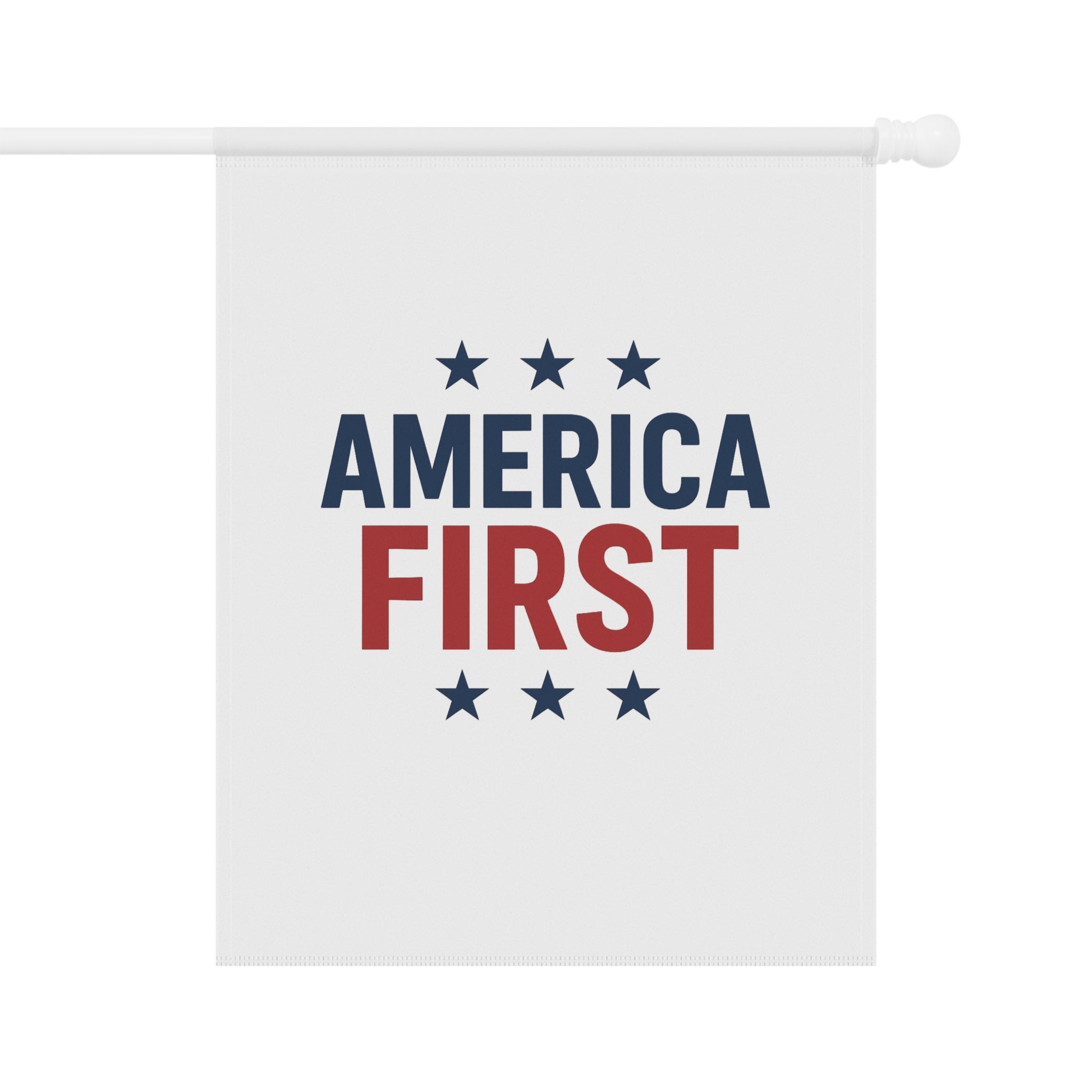 America First Garden Flag - Patriotic House Banner