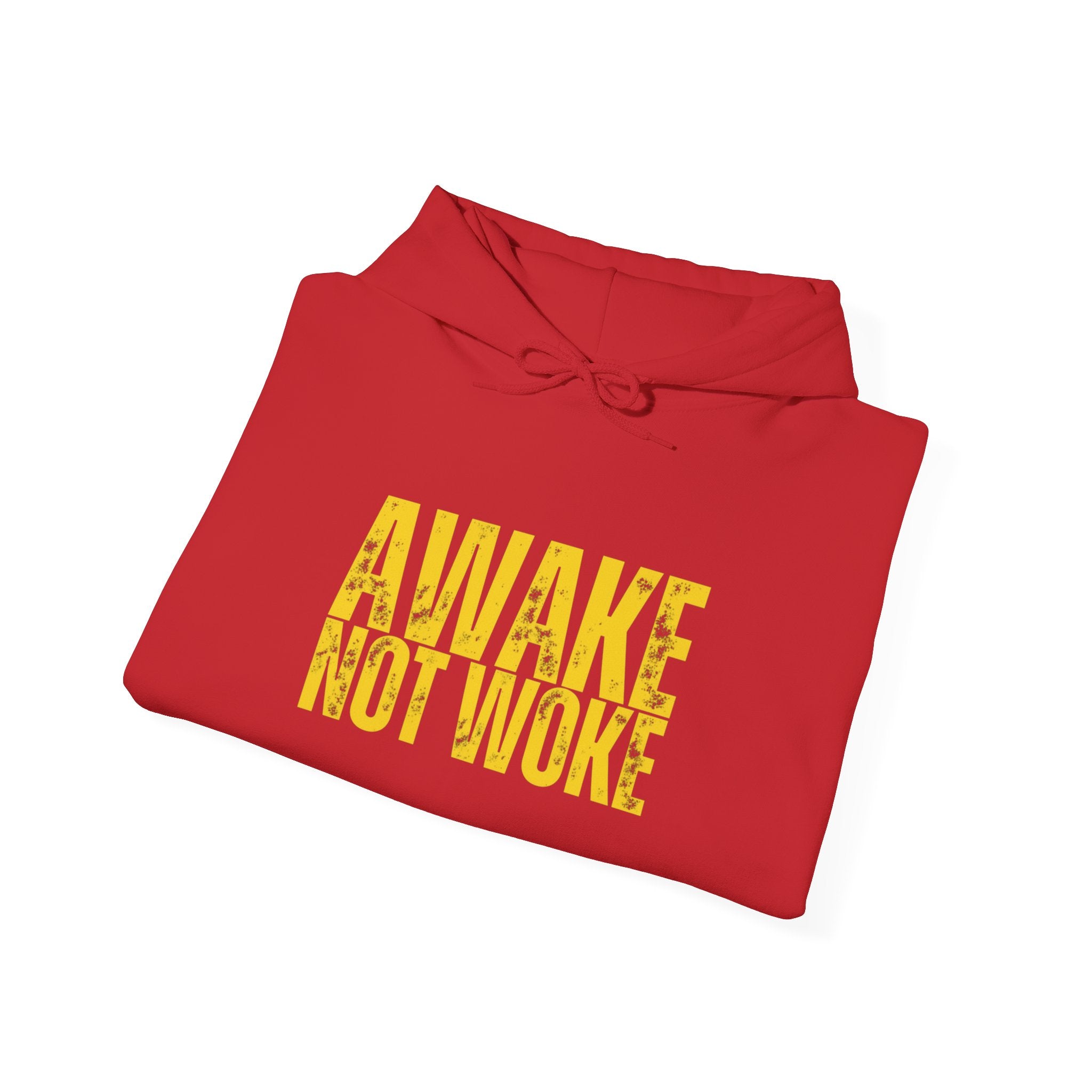 Unisex Heavy Blend™ Hooded Sweatshirt--"Awake Not Woke"