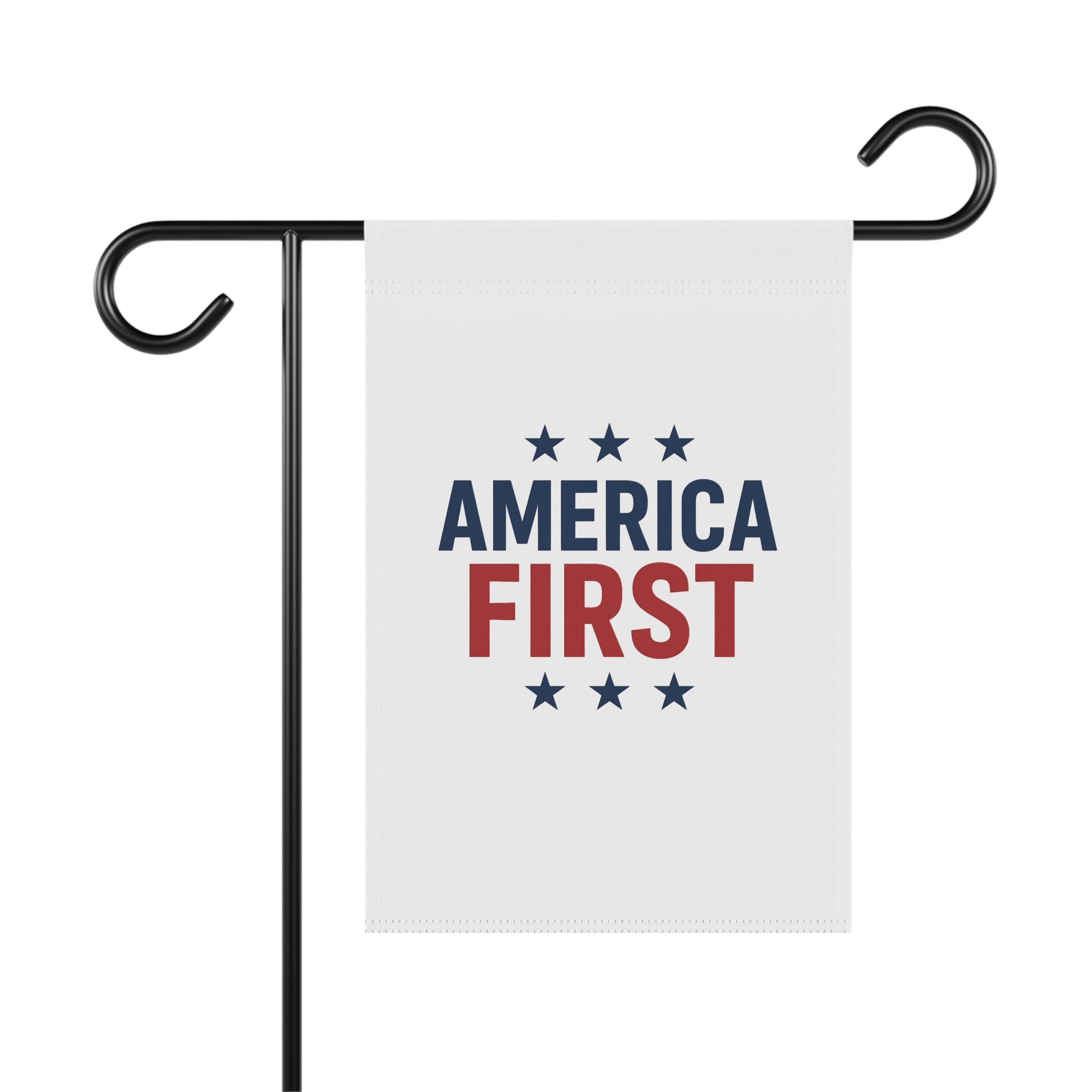 America First Garden Flag - Patriotic House Banner
