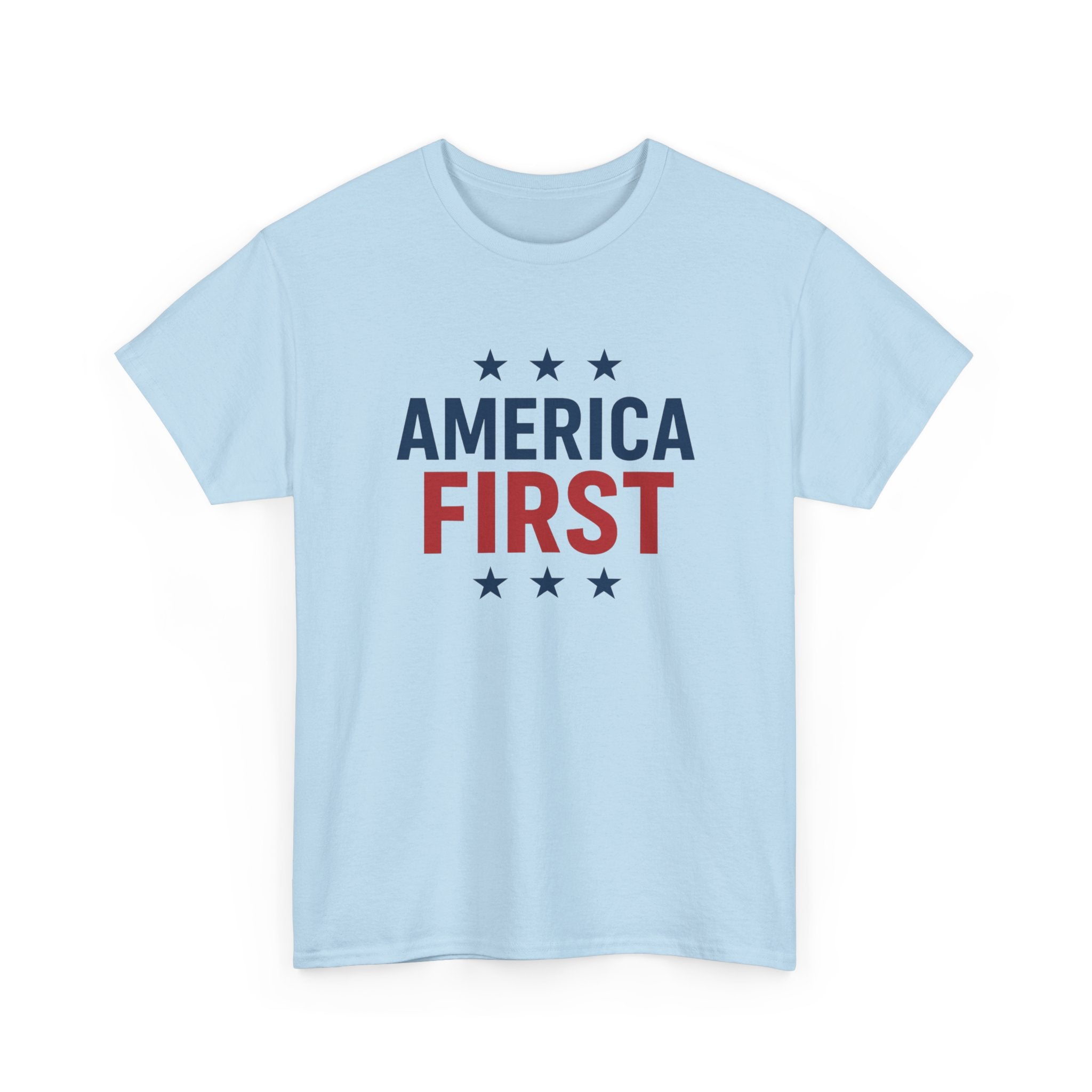 T-Shirt — "America First" Patriotic Graphic Tee