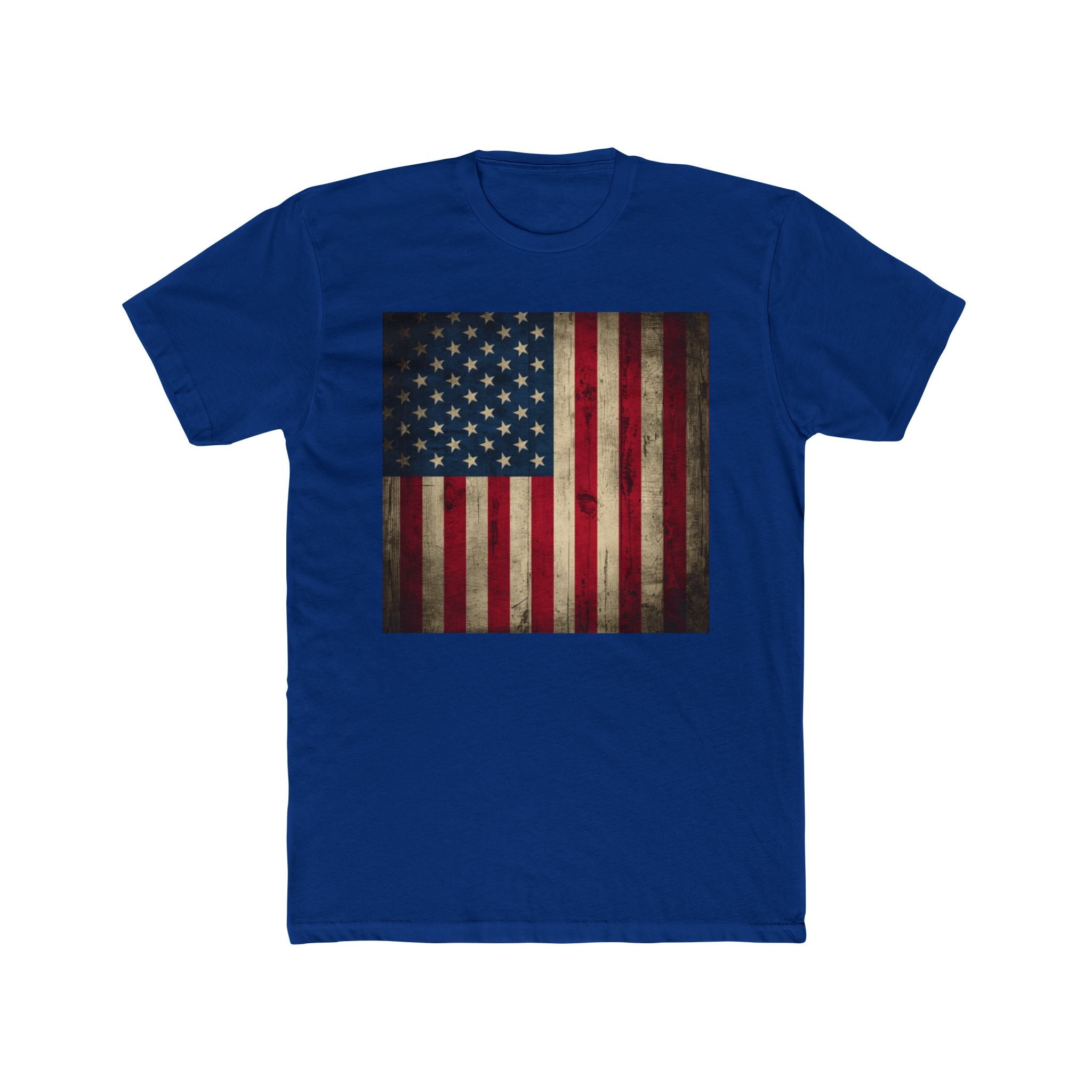 Vintage American Flag T-Shirt — Distressed USA Graphic Tee