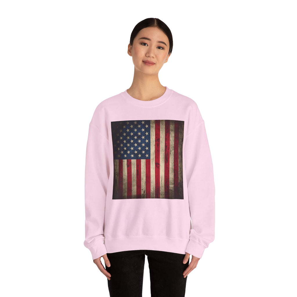 Vintage American Flag Unisex Sweatshirt