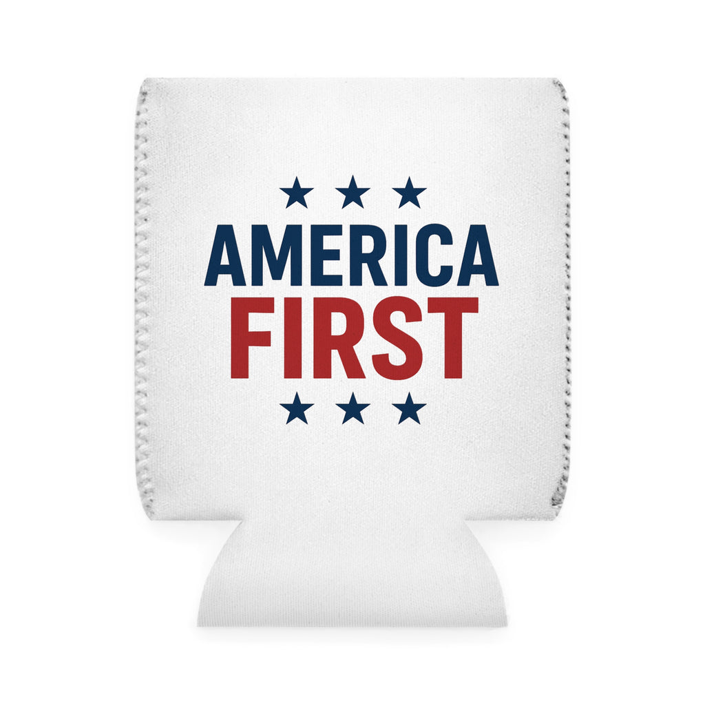 Can Cooler — "America First" Patriotic Beer Sleeve