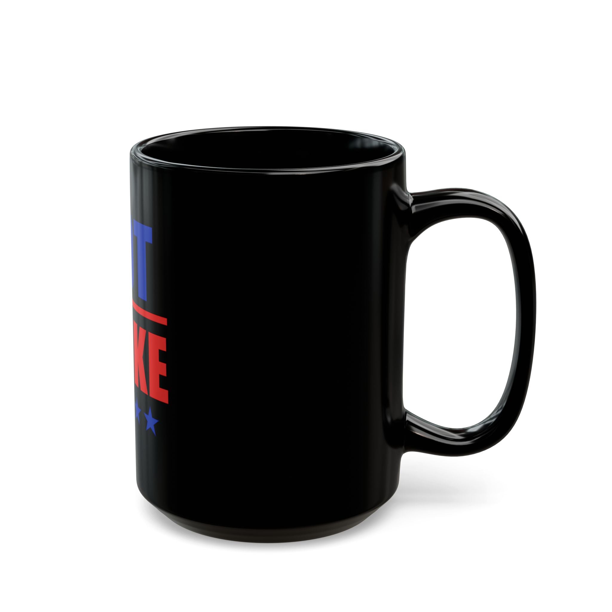 Not Woke Coffee Mug — Bold Patriotic Statement Black Mug (11oz & 15oz)