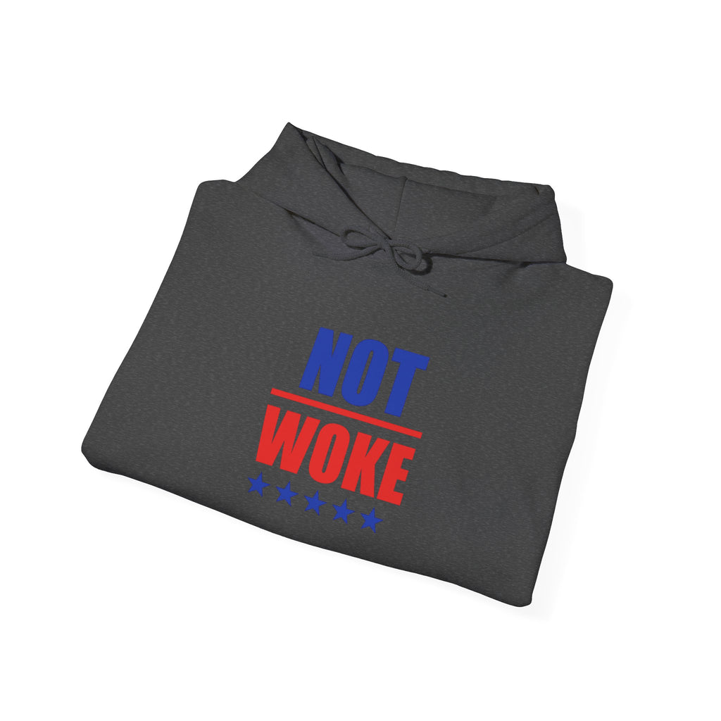 Unisex "Not Woke" Hoodie with Stars